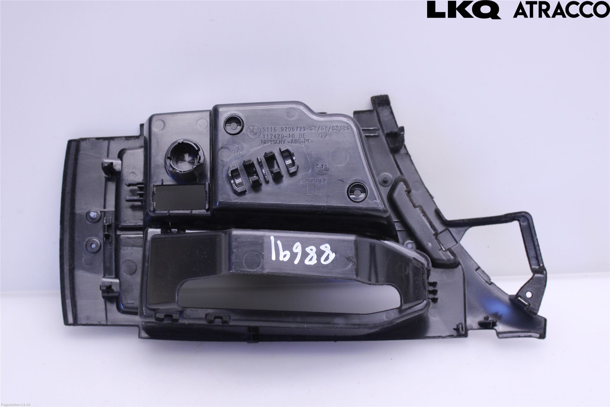 BMW 5 F10/F11/F18 09-17 Innr Konsoll-Lomme