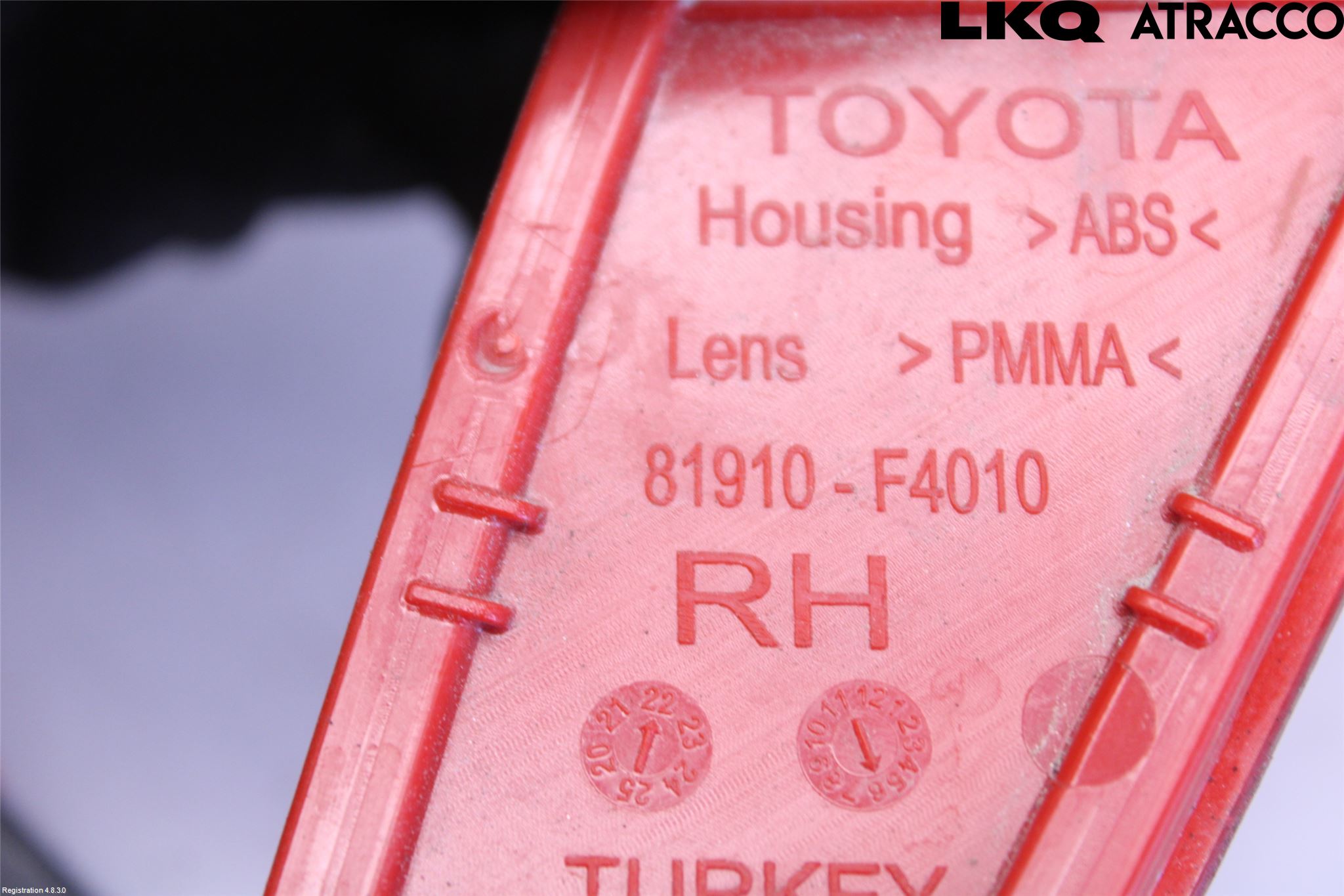 Toyota C-HR 16-23 Refleks Bak