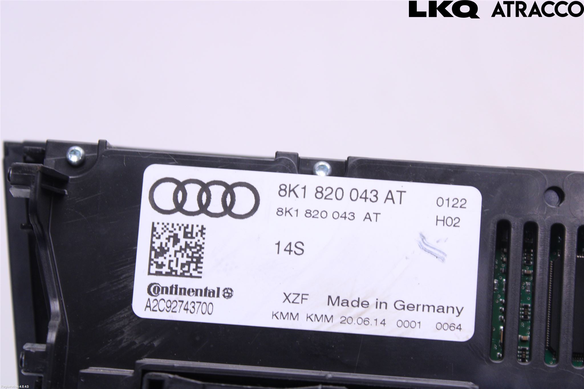Audi Q5 09-16 Varme Ac Betjening-Display