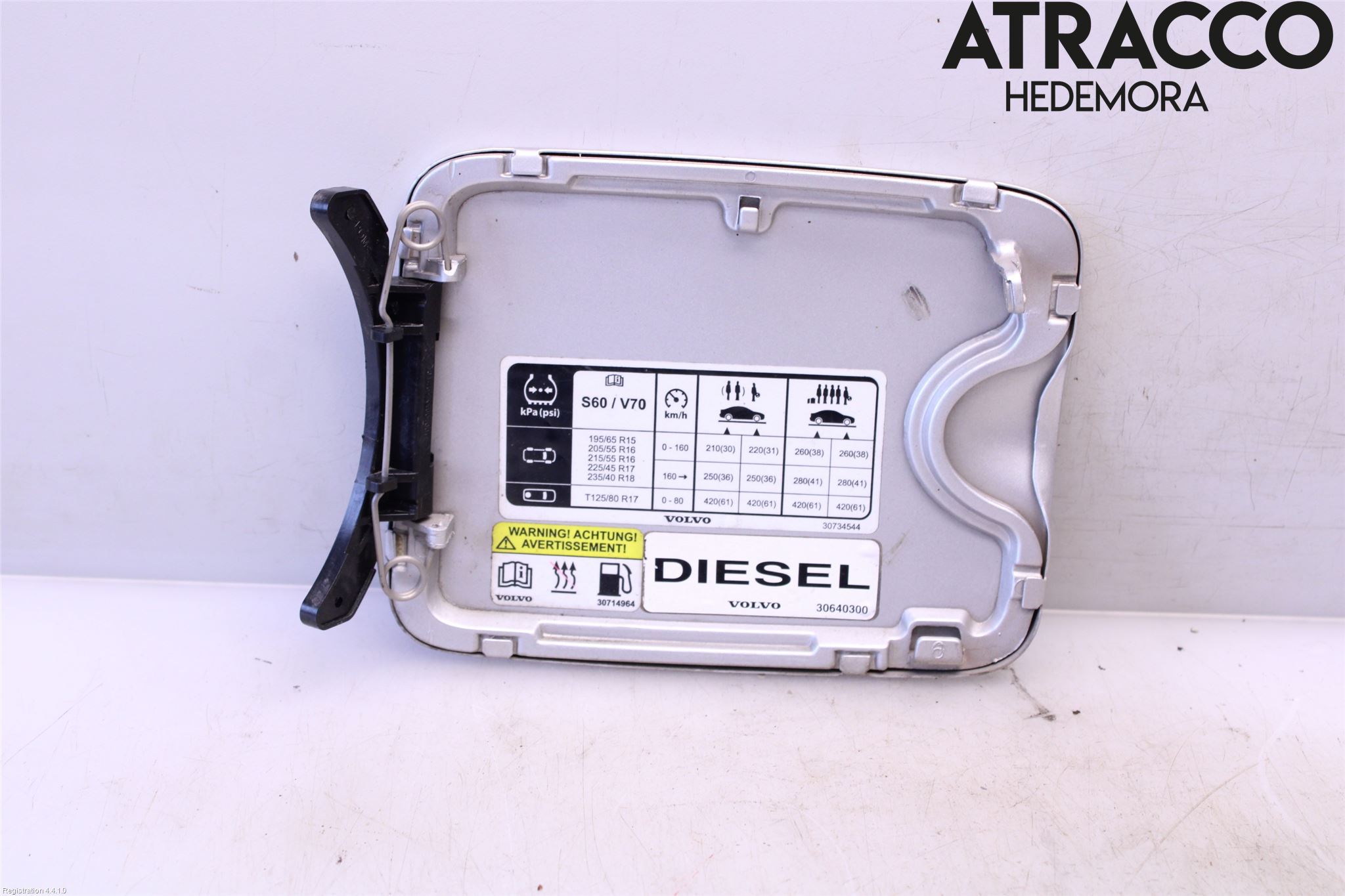 Volvo V70 05-08 Drivstoff Tankluke