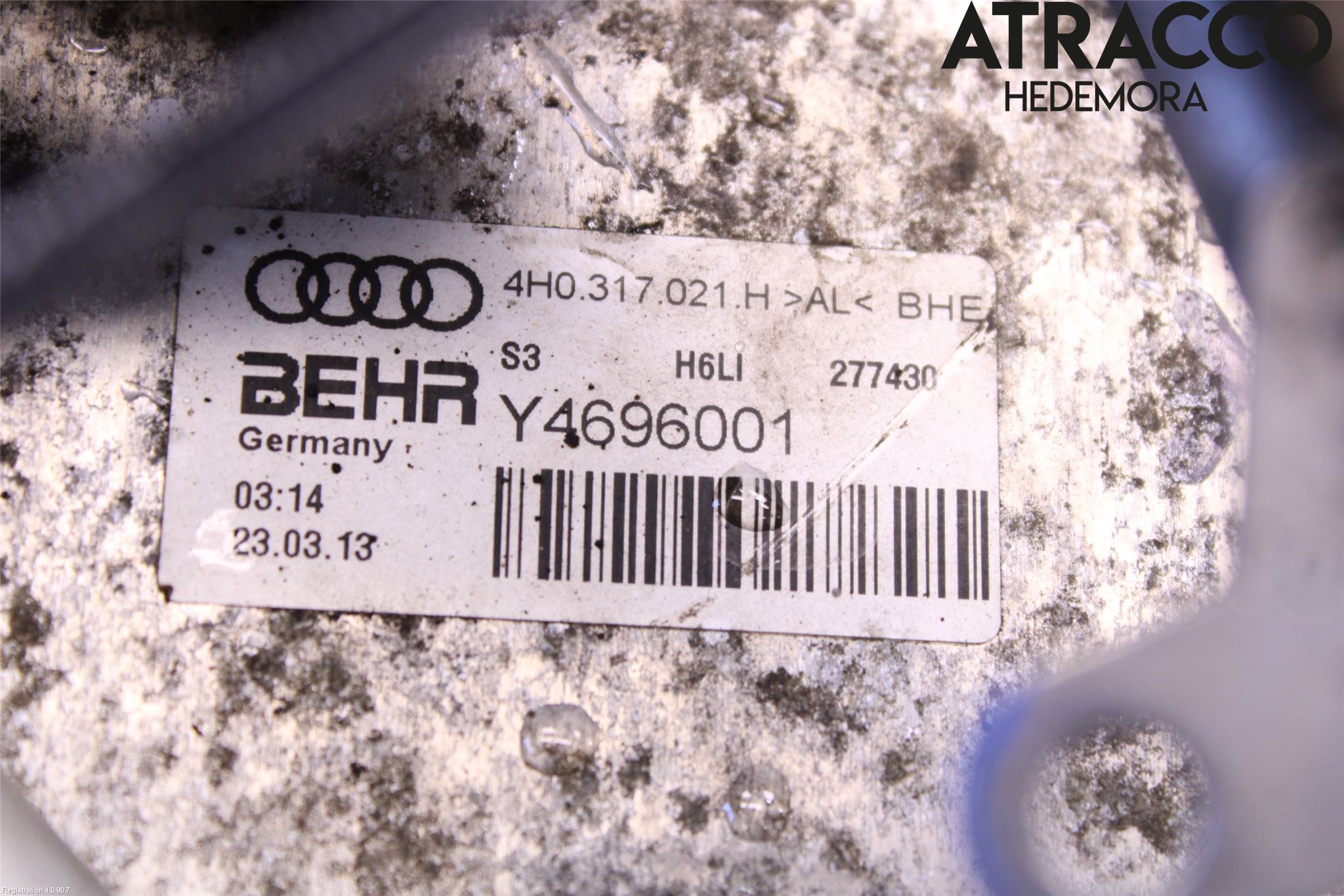 Audi A8/S8 4H 10-17 Radiator Oljekjøler Automatgea