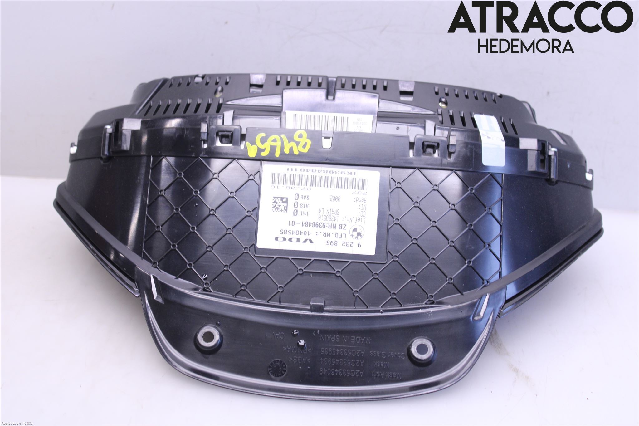 BMW 3 F30/F31/F80 12-19 Instr Kombinert