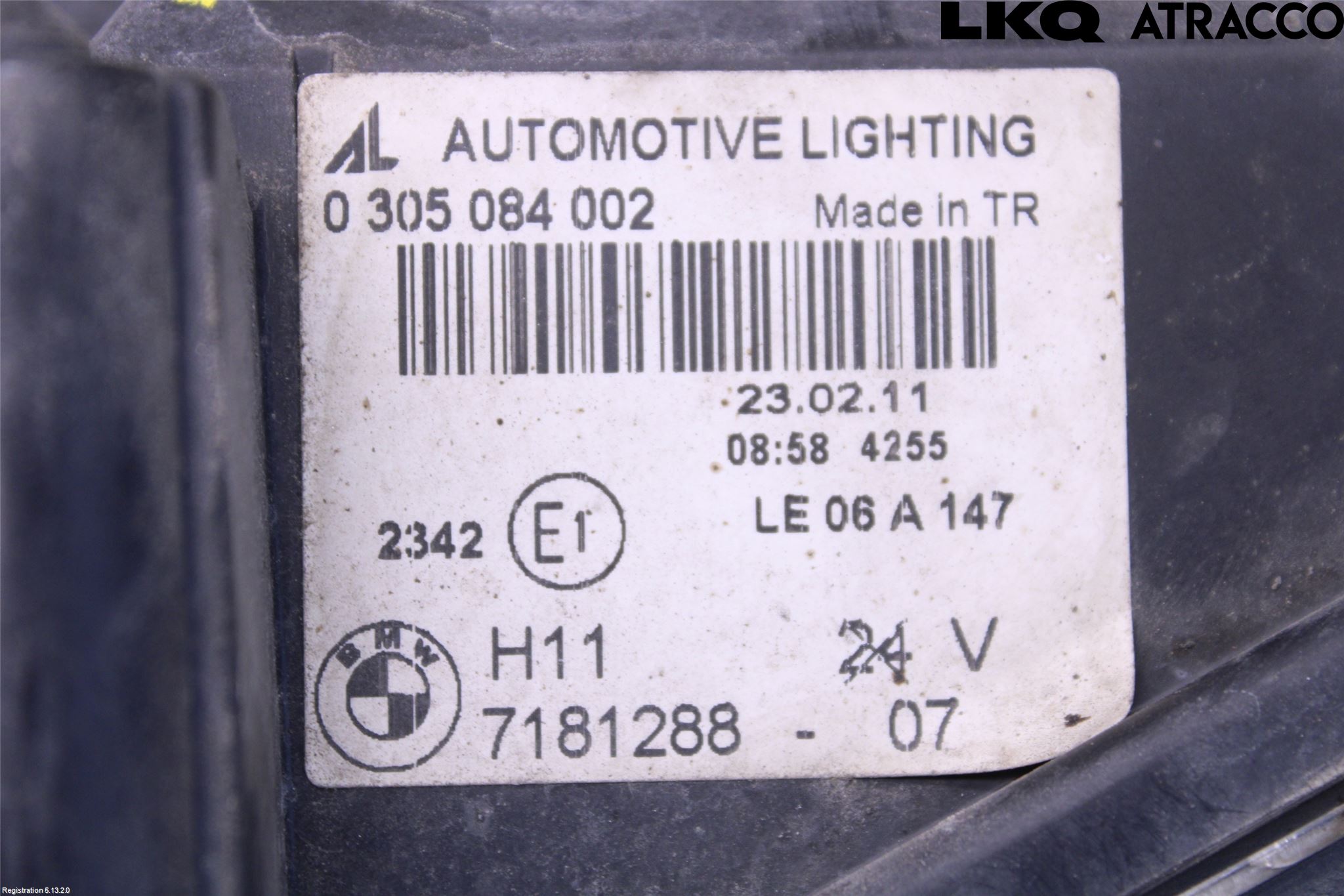 BMW 1 E87/81 5D/3D 03-11 Frontlykt-Kurve-Tåkelys
