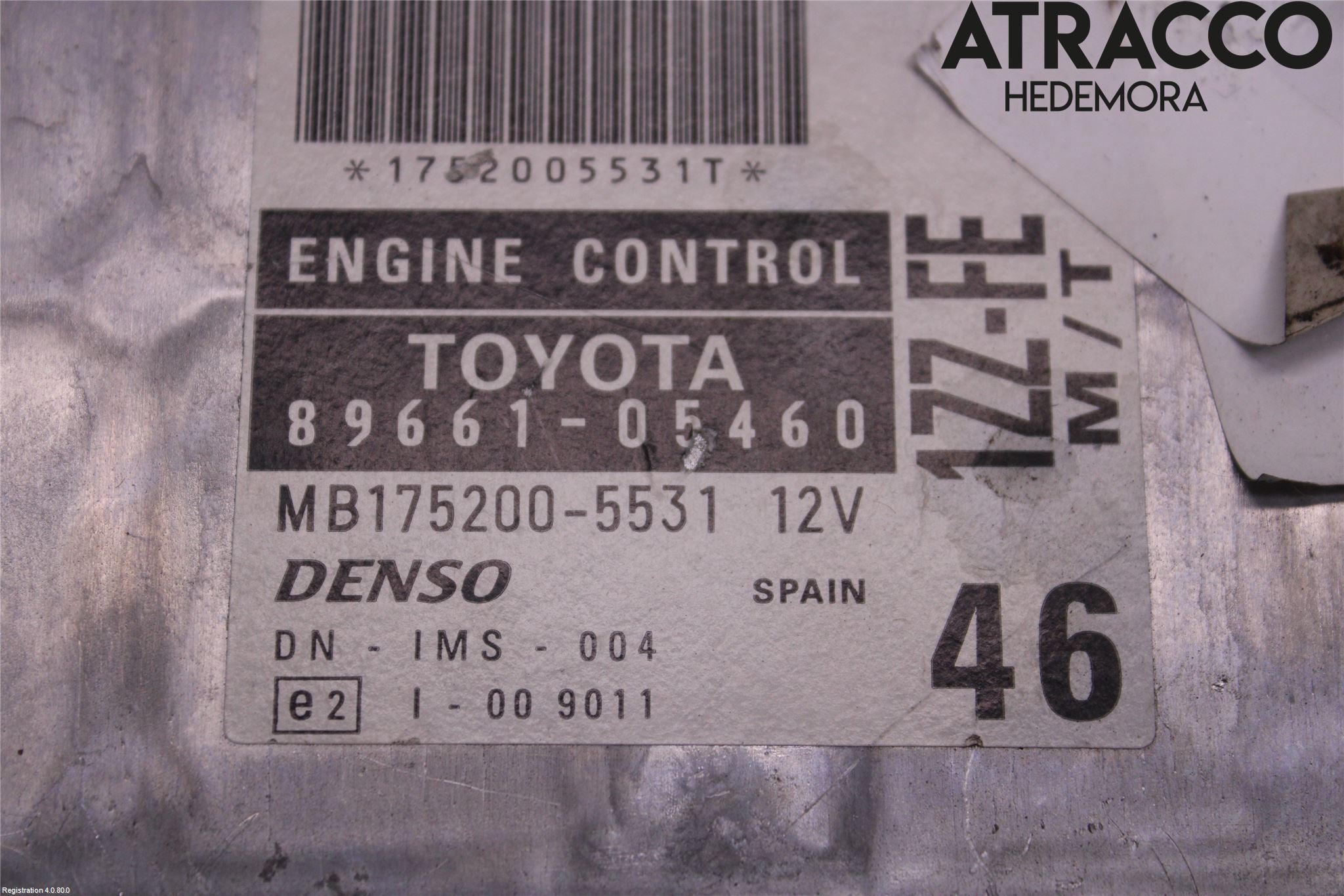 Toyota AVENSIS 98-02 Styreenhet Innsprøytning
