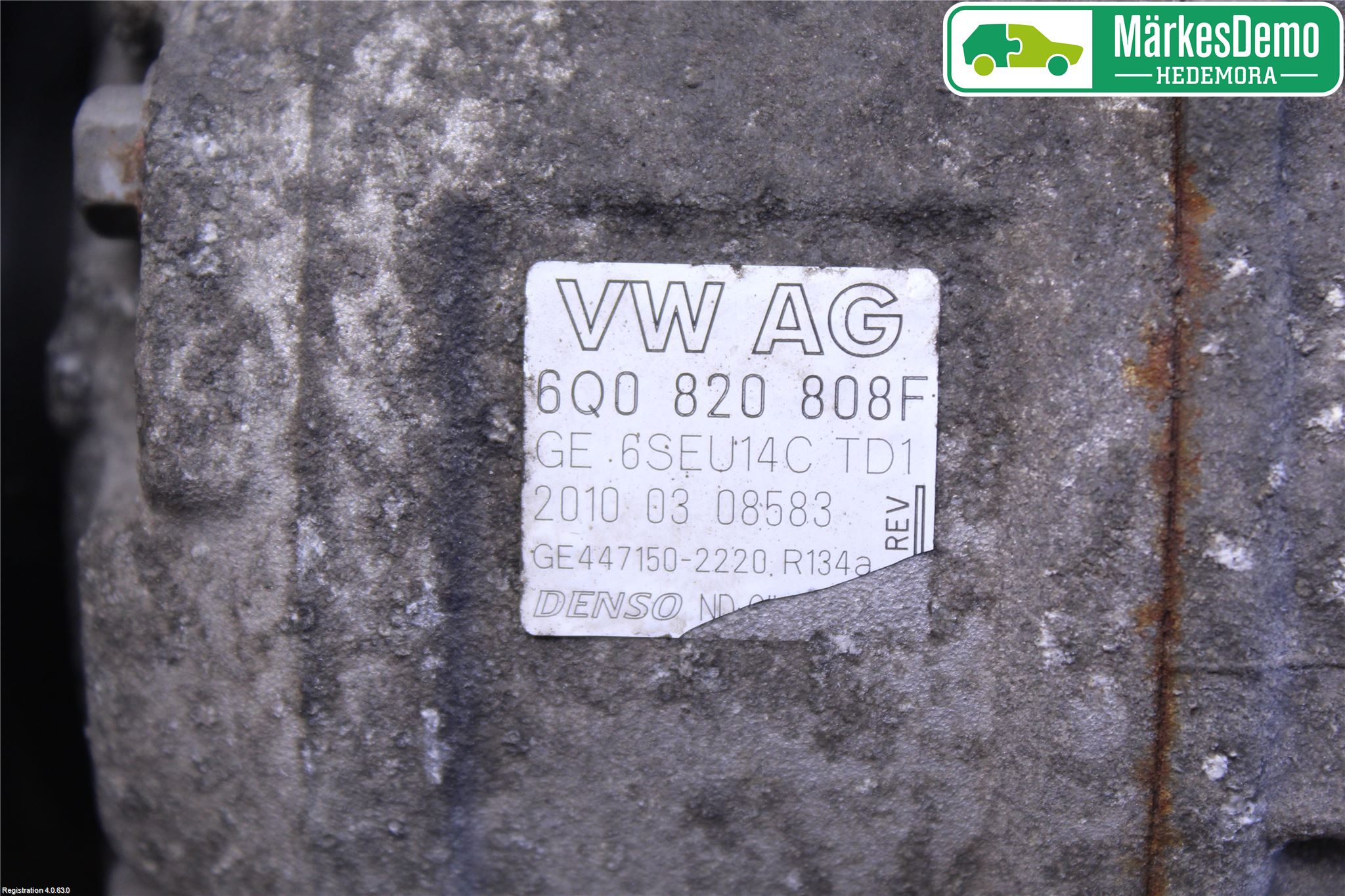 Volkswagen VW POLO 10-17 Varme Ac Kompressor