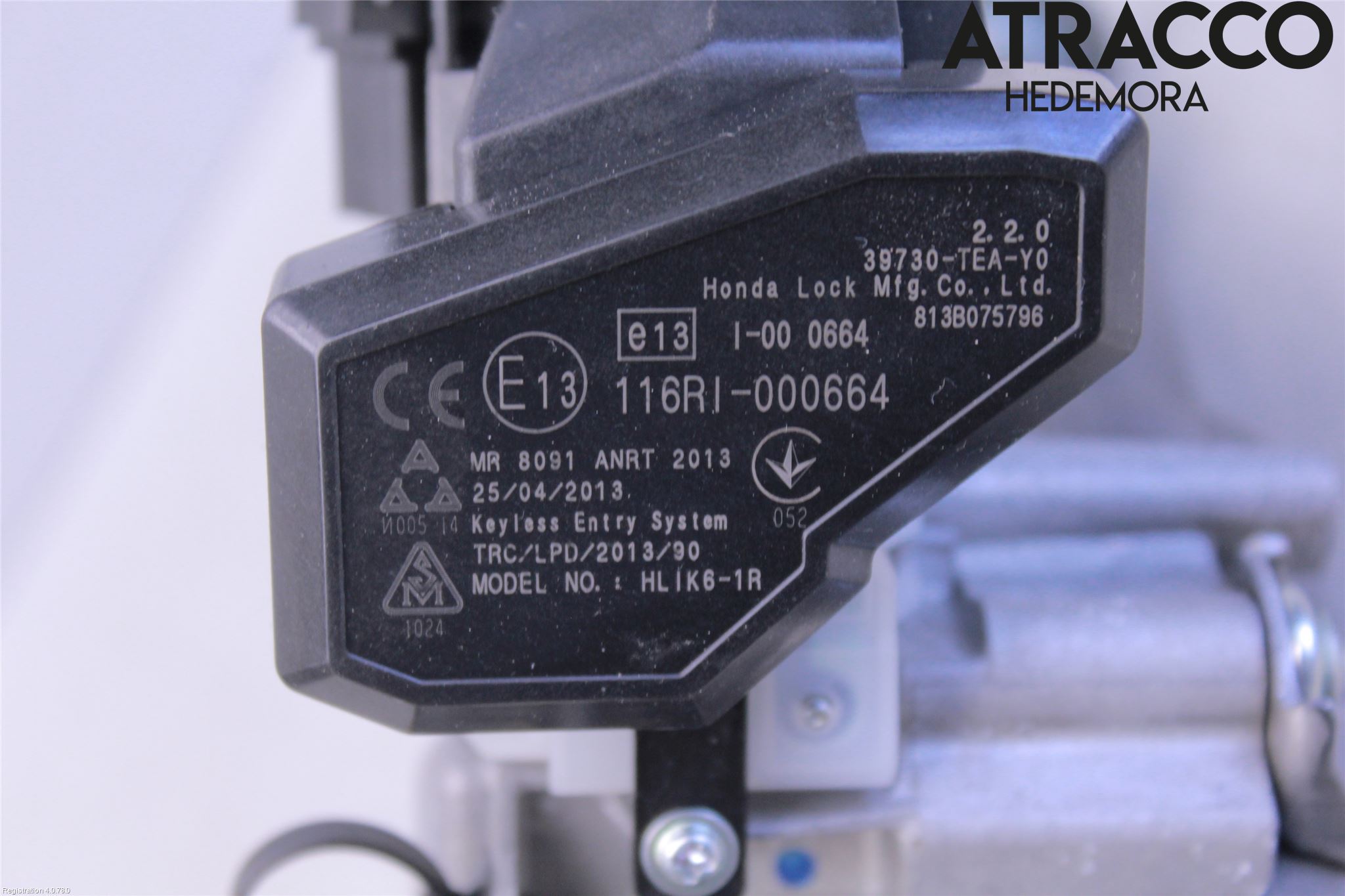 Honda CIVIC 17-22 Rattakselaggregat Justerbart