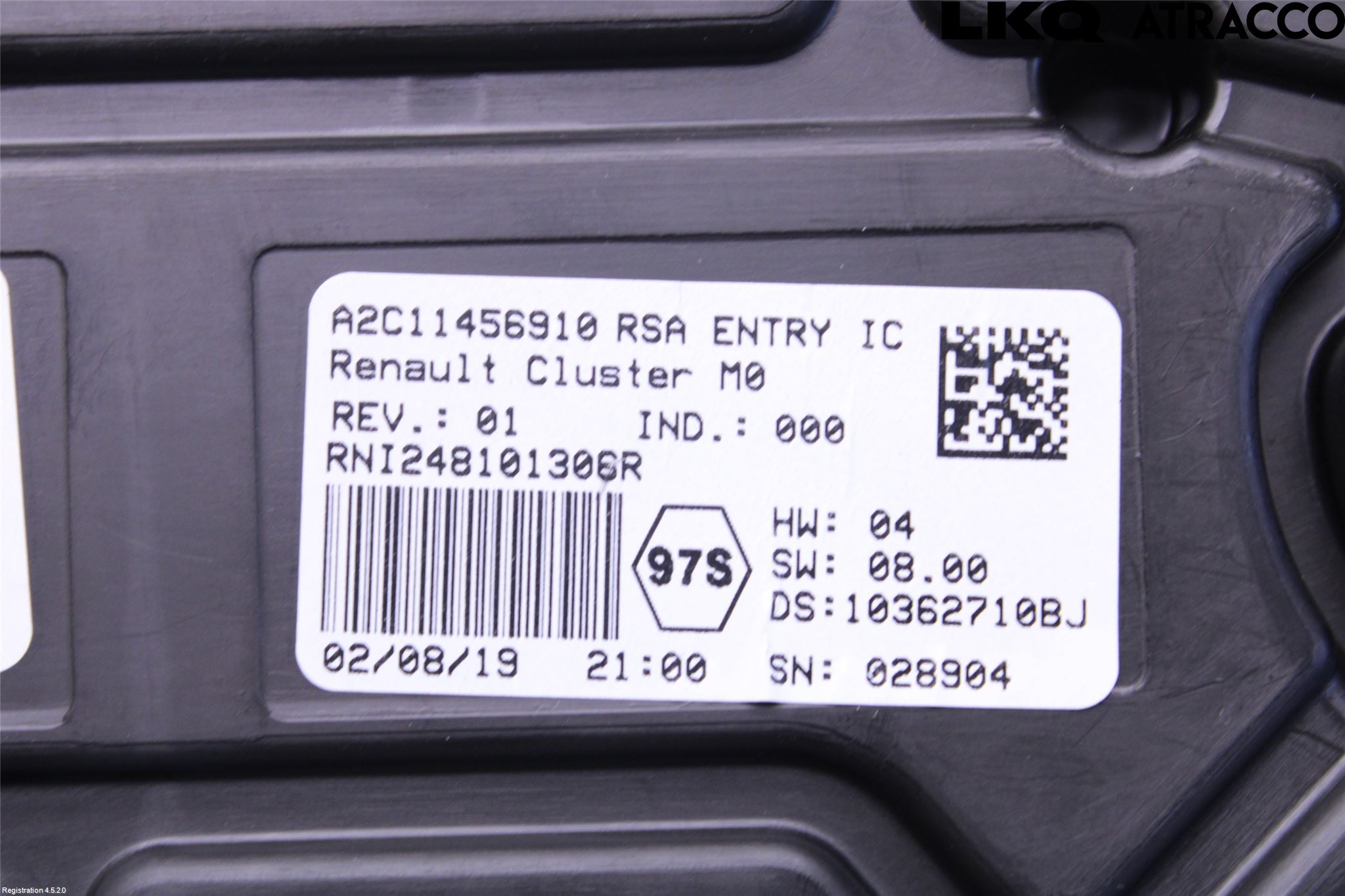 Dacia DUSTER 18-24 Instr Kombinert
