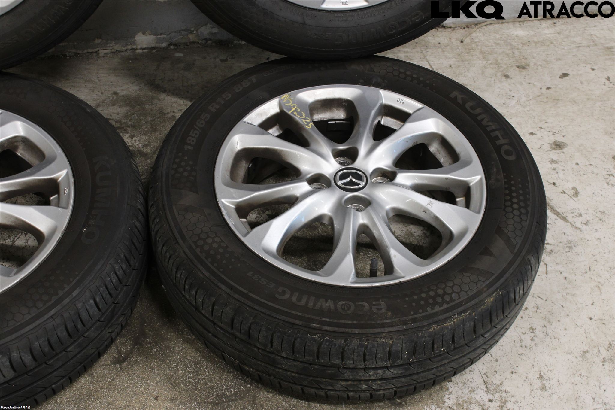 Mazda 2 (DJ) 15-22 Dekk Sommer På Alu Felg 4Stk