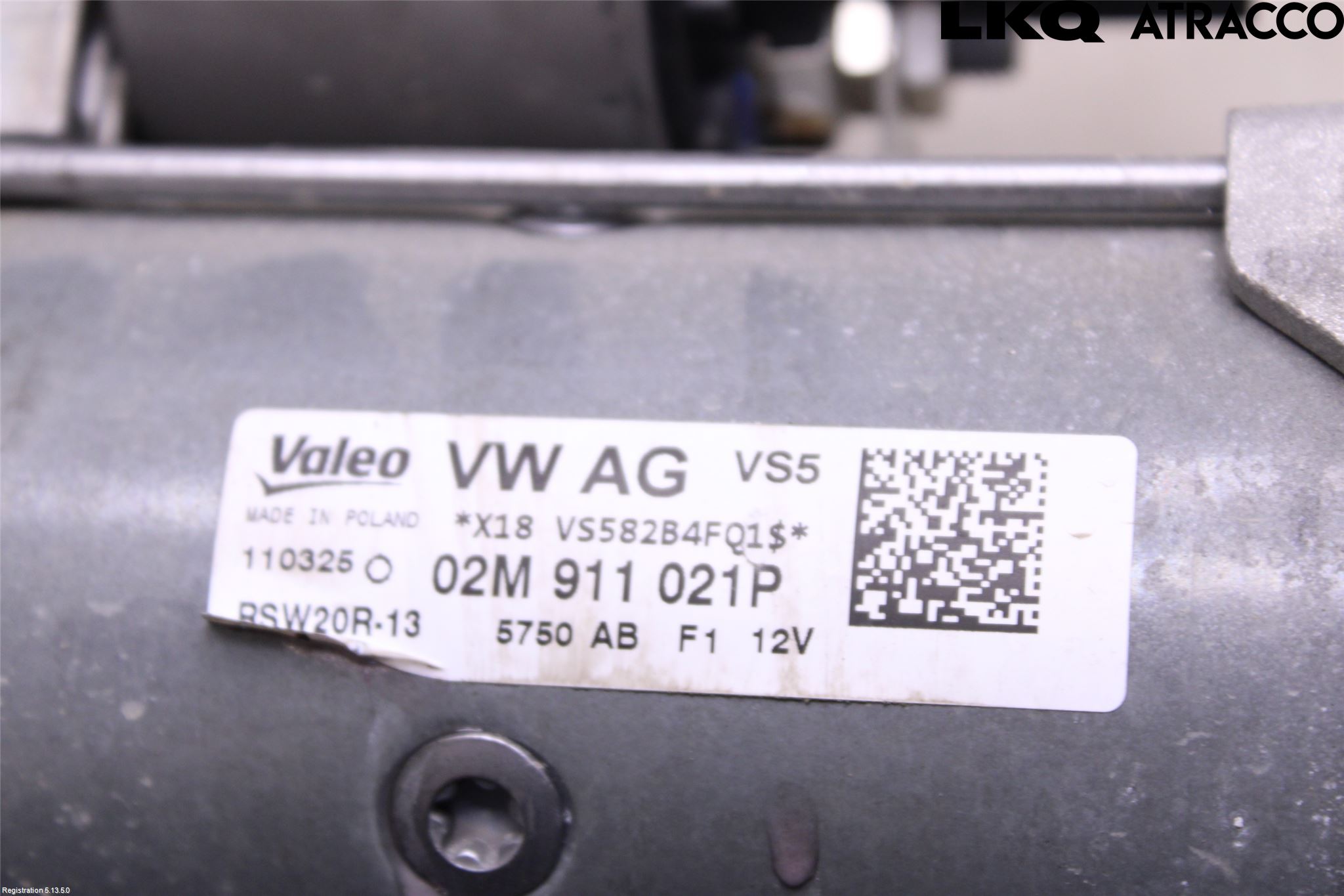 Volkswagen VW CRAFTER II / E-CRAFTER 17- Startmotor Diesel