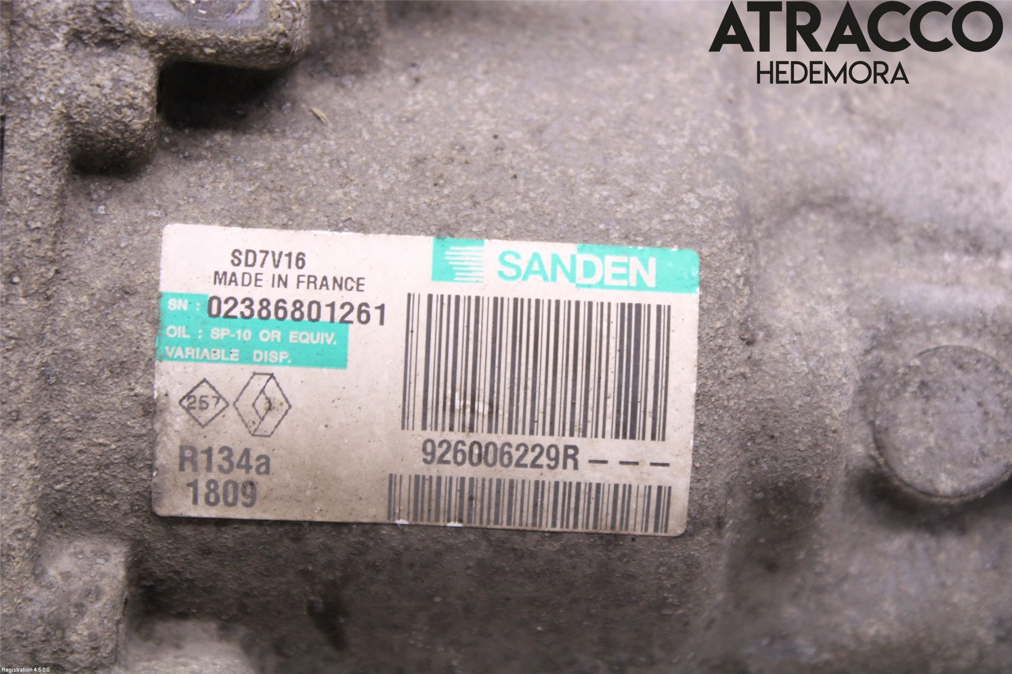 Dacia DUSTER 10-17 Varme Ac Kompressor