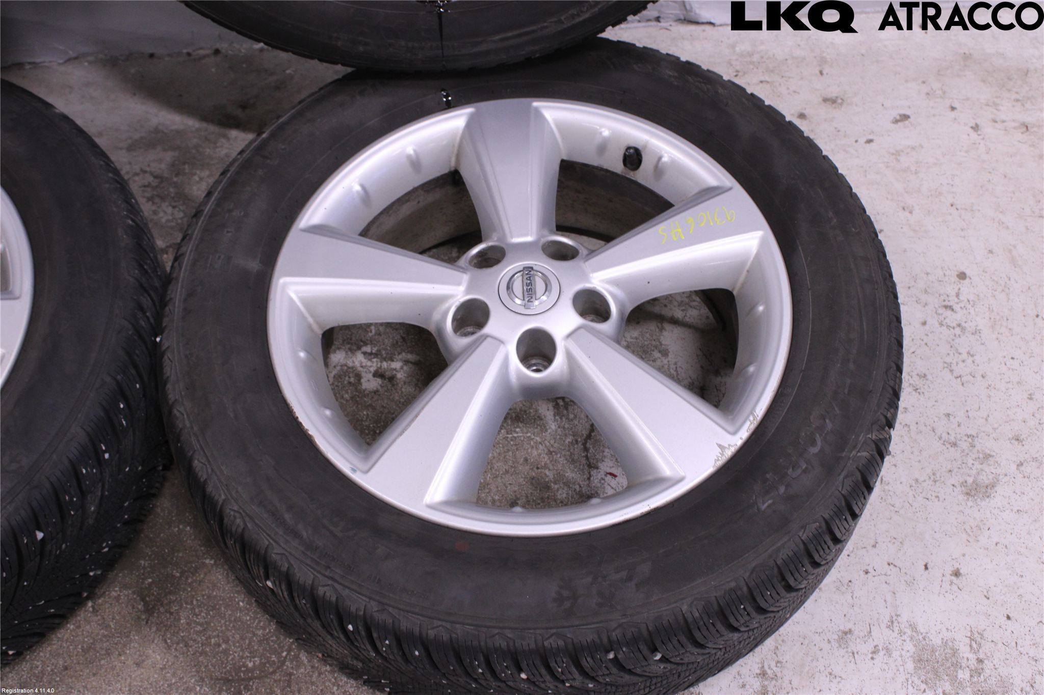 Nissan QASHQAI+2  10-14 Dekk Vinter På Alu Felg 4Stk