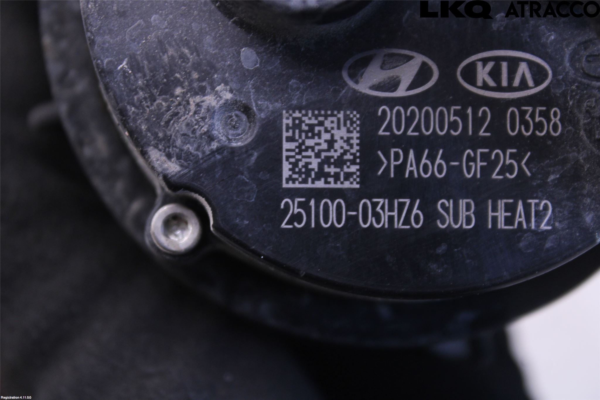Kia NIRO (DE) 17-22 Varme Sirkulasjonspumpe