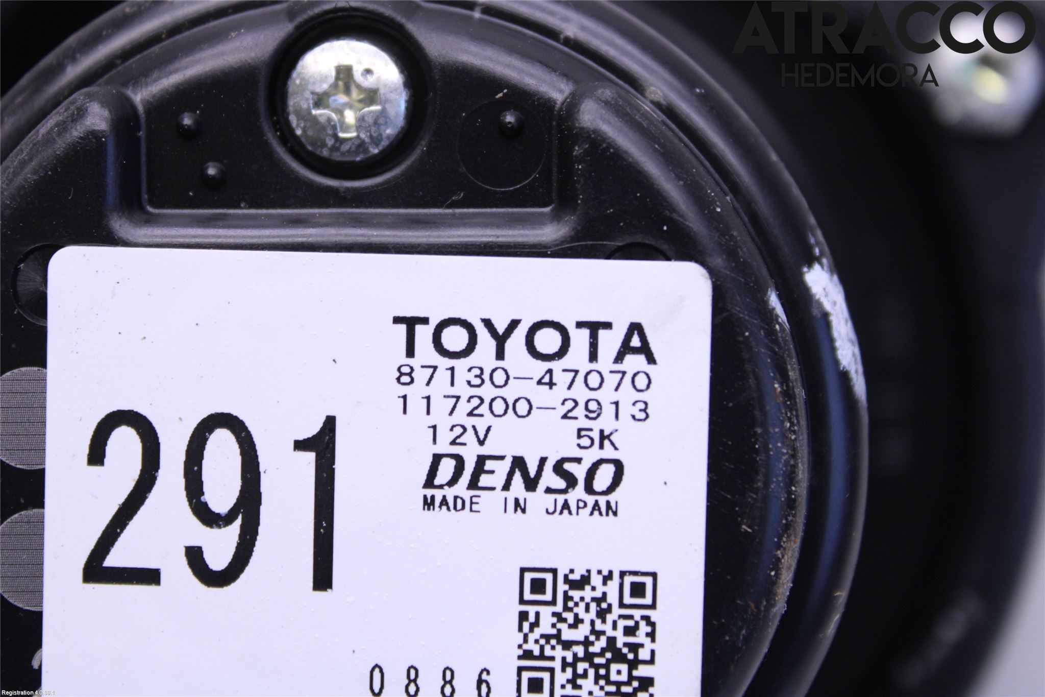 Toyota PRIUS NWH20 04-08 Varme Ac Kjølevifte