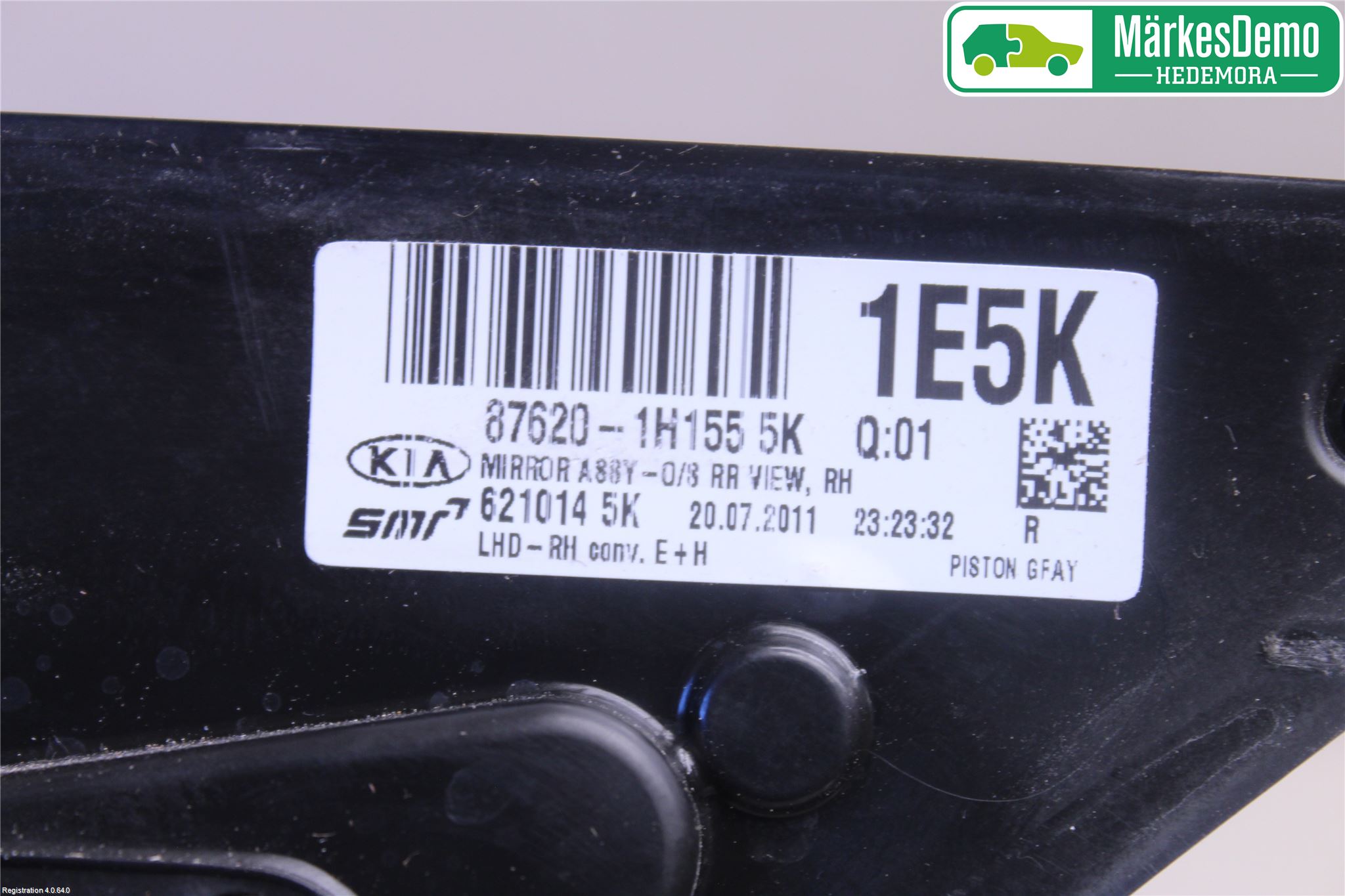 Kia CEED 06-12 Speil H M-El Justering