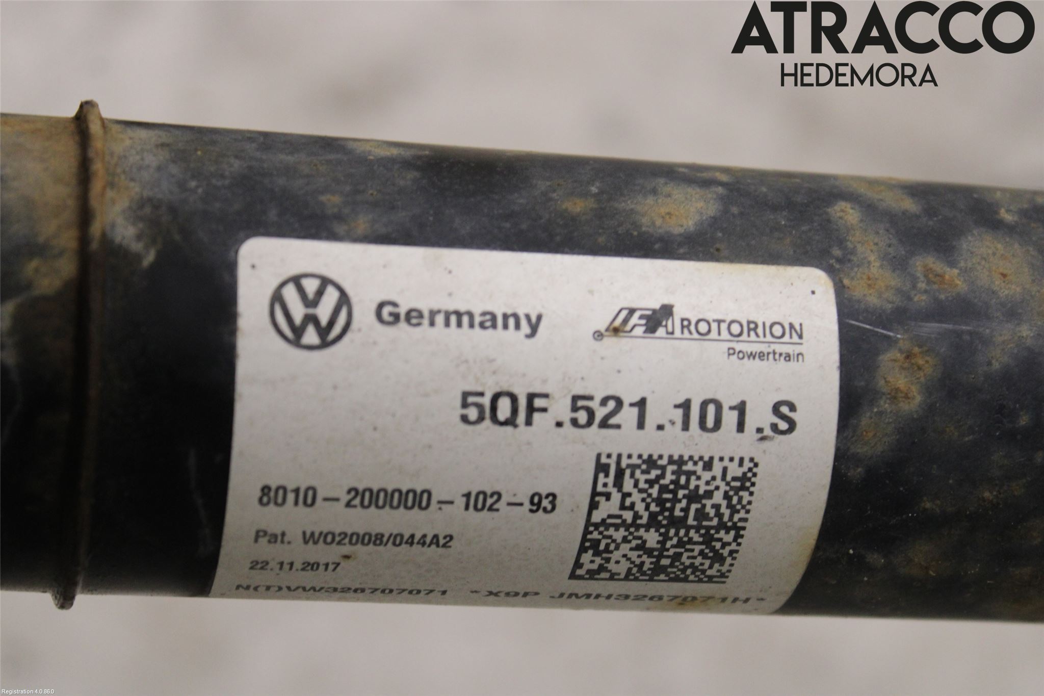Volkswagen VW TIGUAN ALLSPACE 18- Mellomaksel Kompl
