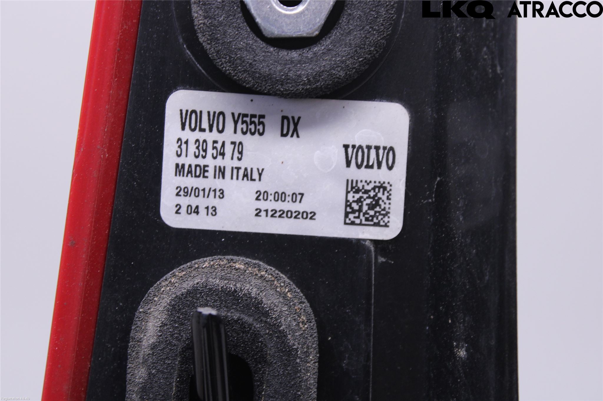 Volvo V40 12-19 Baklykt Høyre