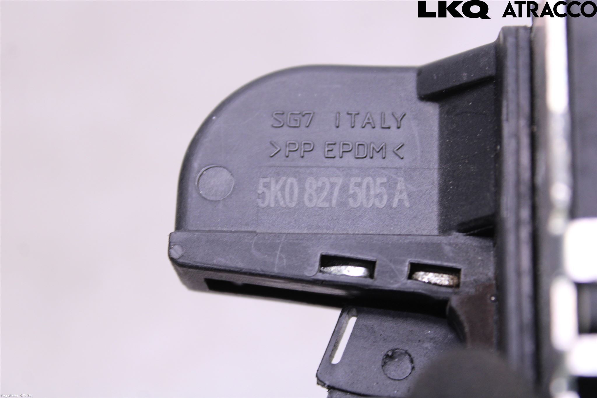 Volkswagen VW GOLF VI 09-13 Bakluke-Lokk Låsekasse