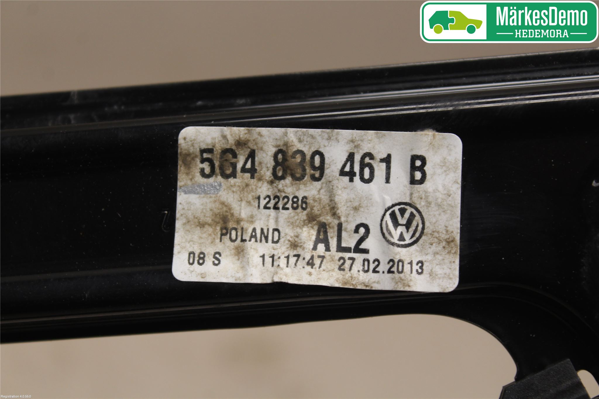 Volkswagen VW GOLF / E-GOLF VII 13-20 Vindusheis El Komp