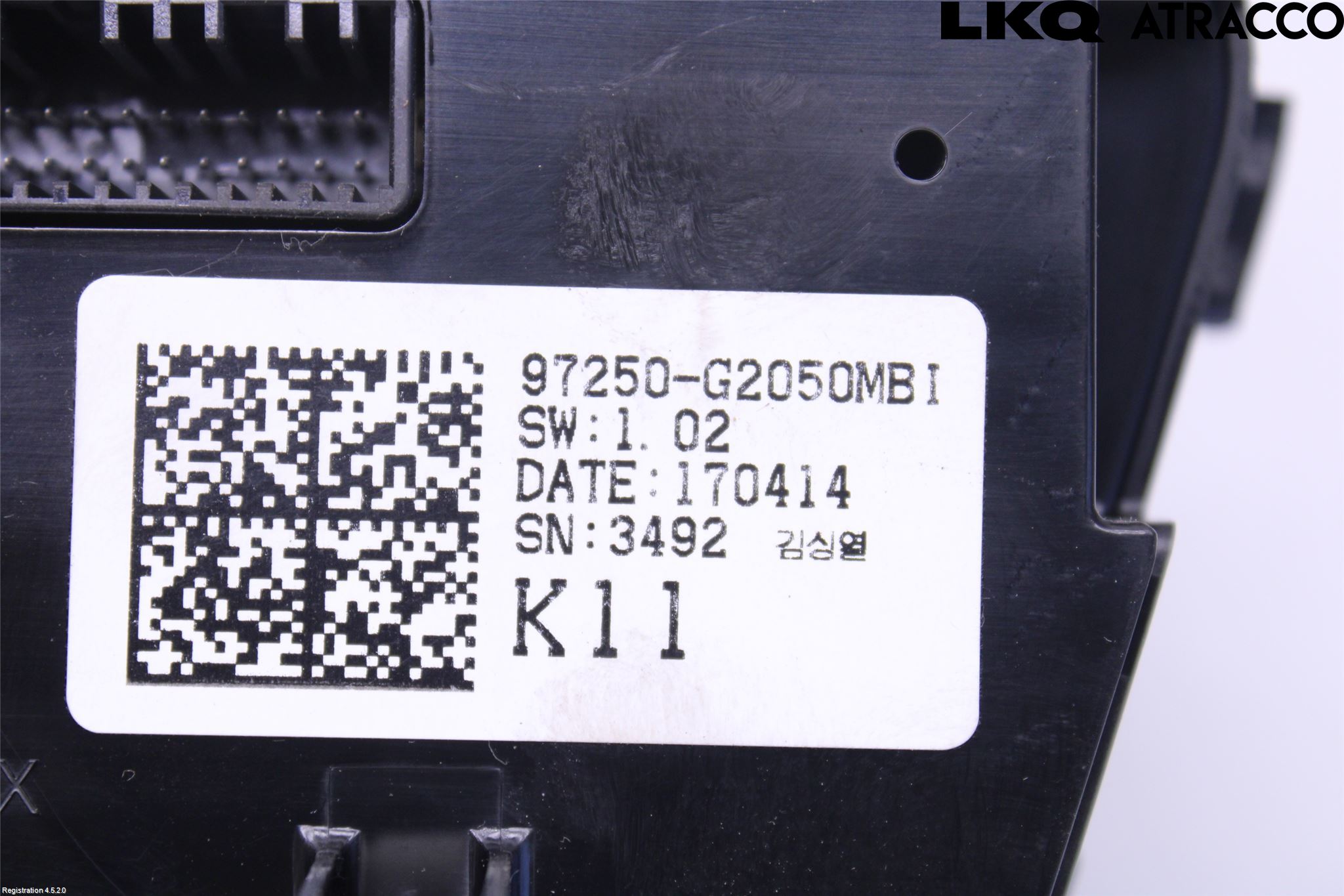 Hyundai IONIQ AE 17-22 Varme Ac Betjening-Display