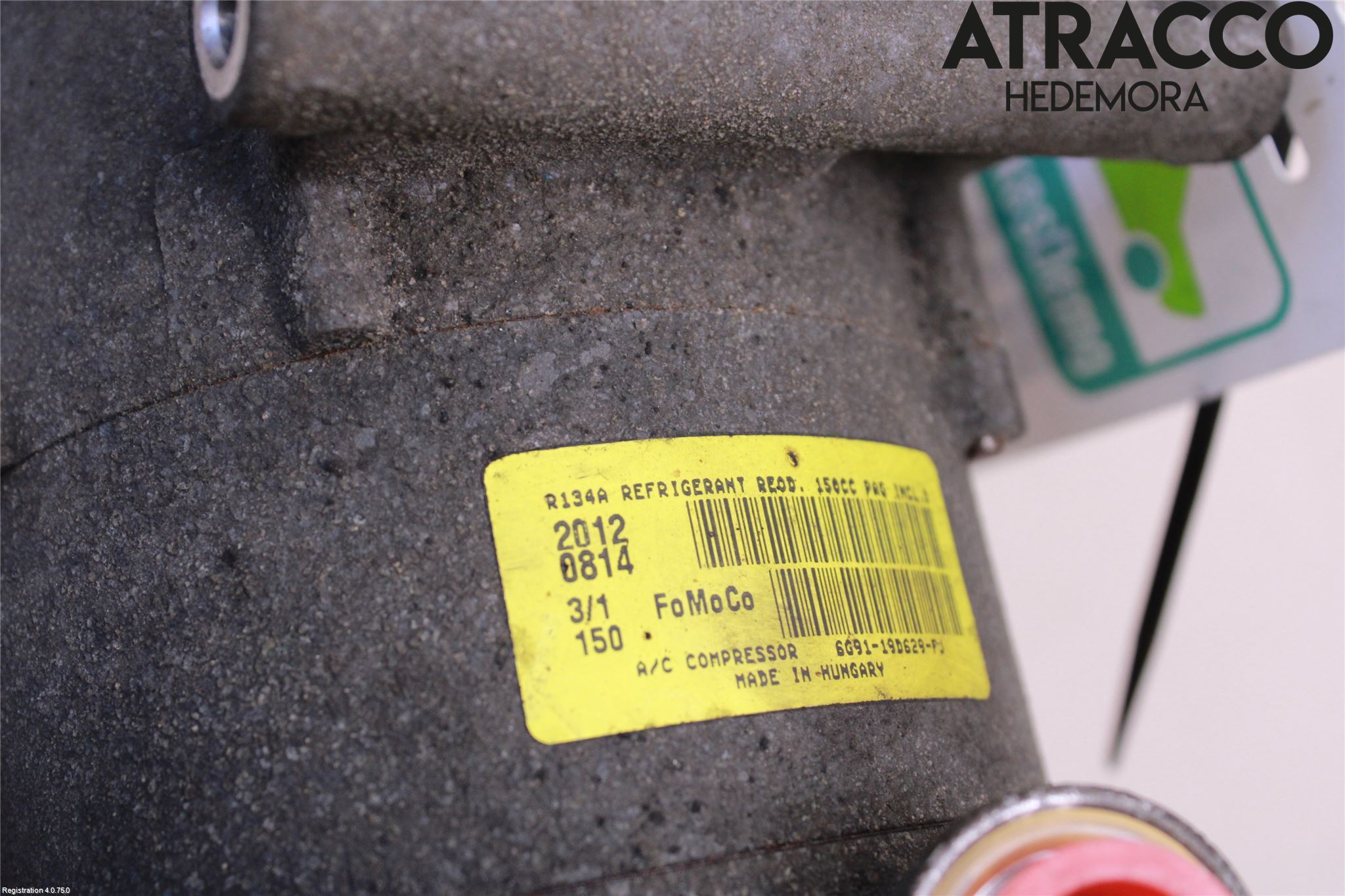 Ford MONDEO 07-15 Varme Ac Kompressor