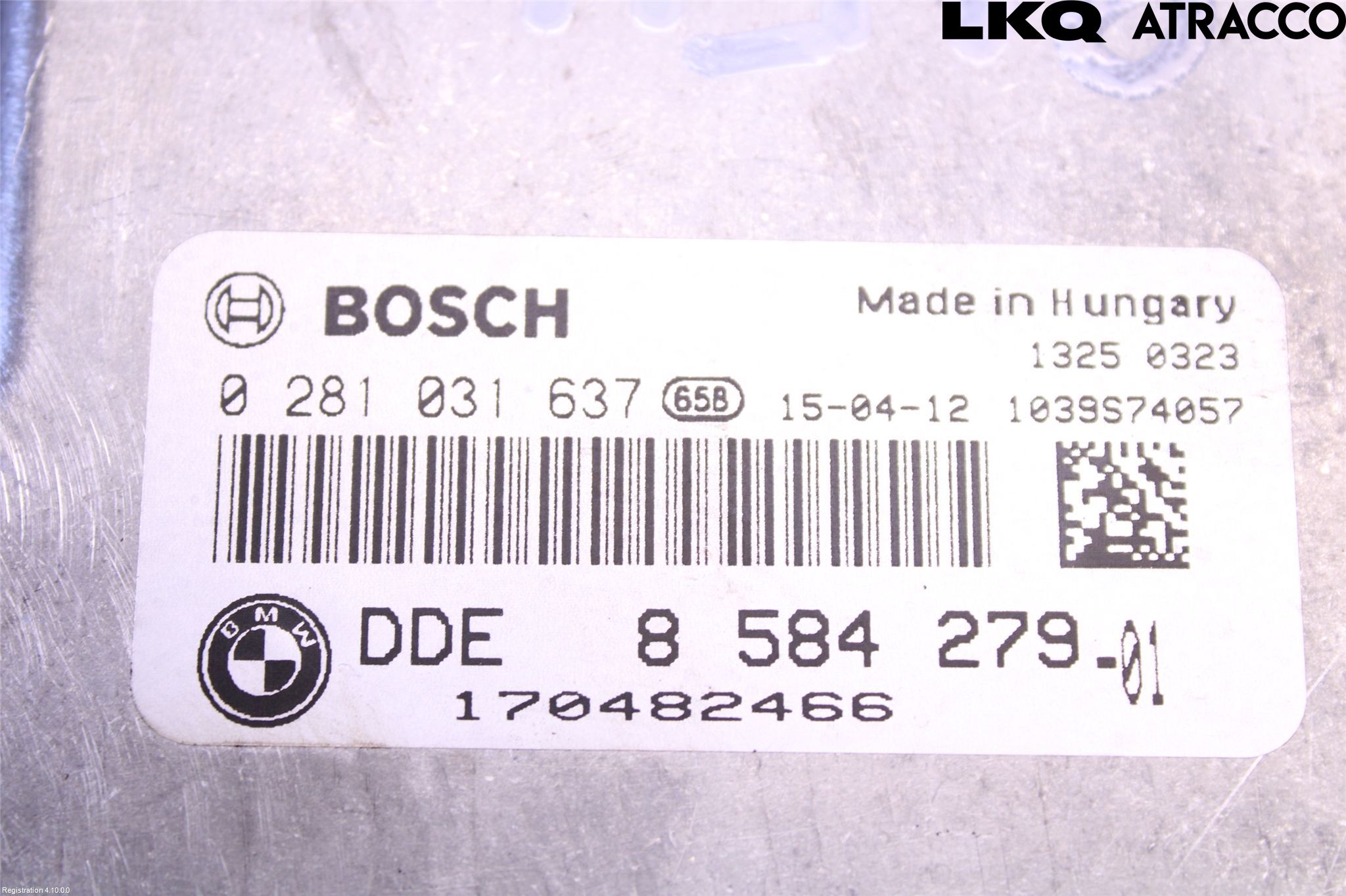 BMW 3 F30/F31/F80 12-19 Styreenhet Dieselpumpe