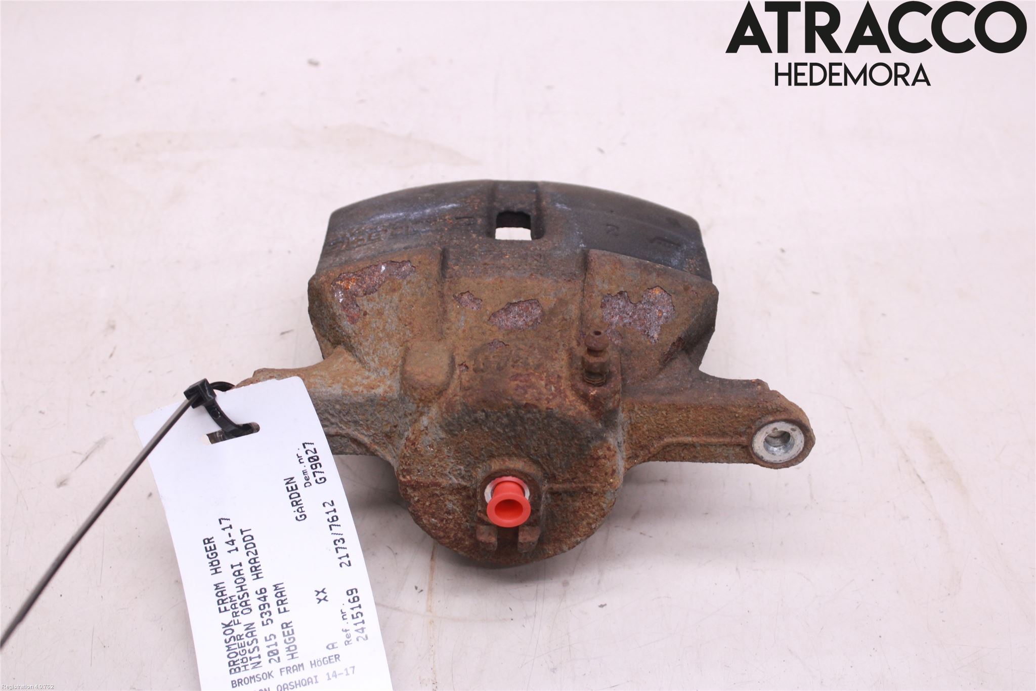 Nissan QASHQAI 14-17 Bremsecaliper Foran Høyre