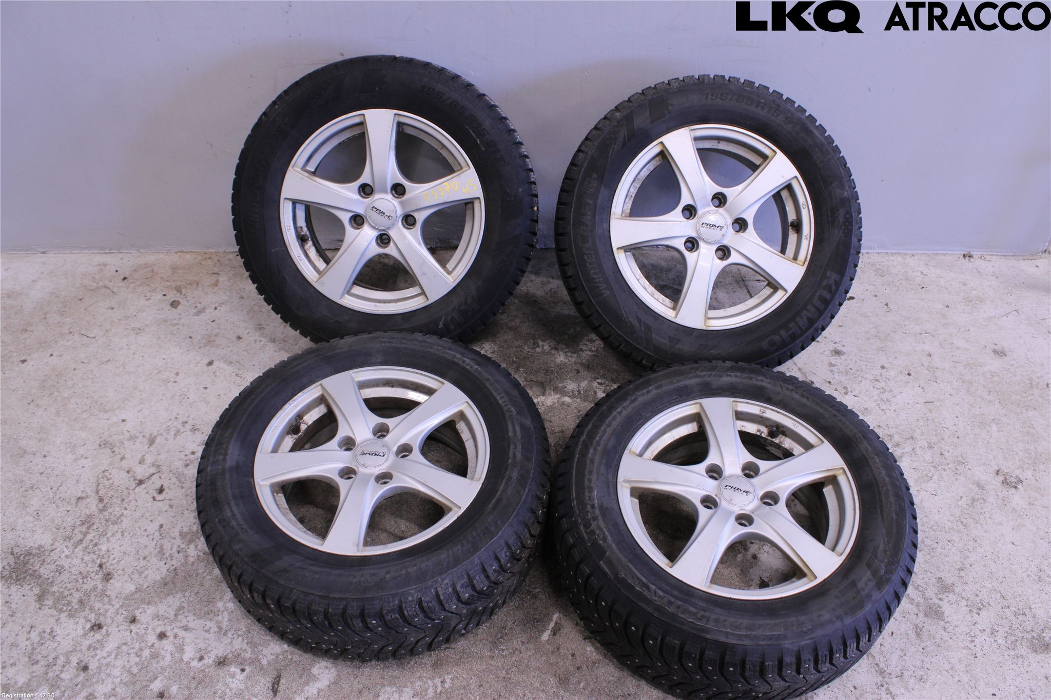 Volkswagen VW GOLF / E-GOLF VII 13-20 Dekk Vinter På Alu Felg 4Stk