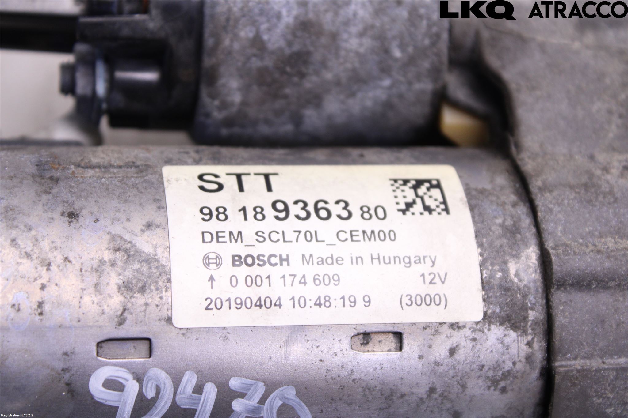 Peugeot BOXER/E-BOXER 15- Startmotor Diesel