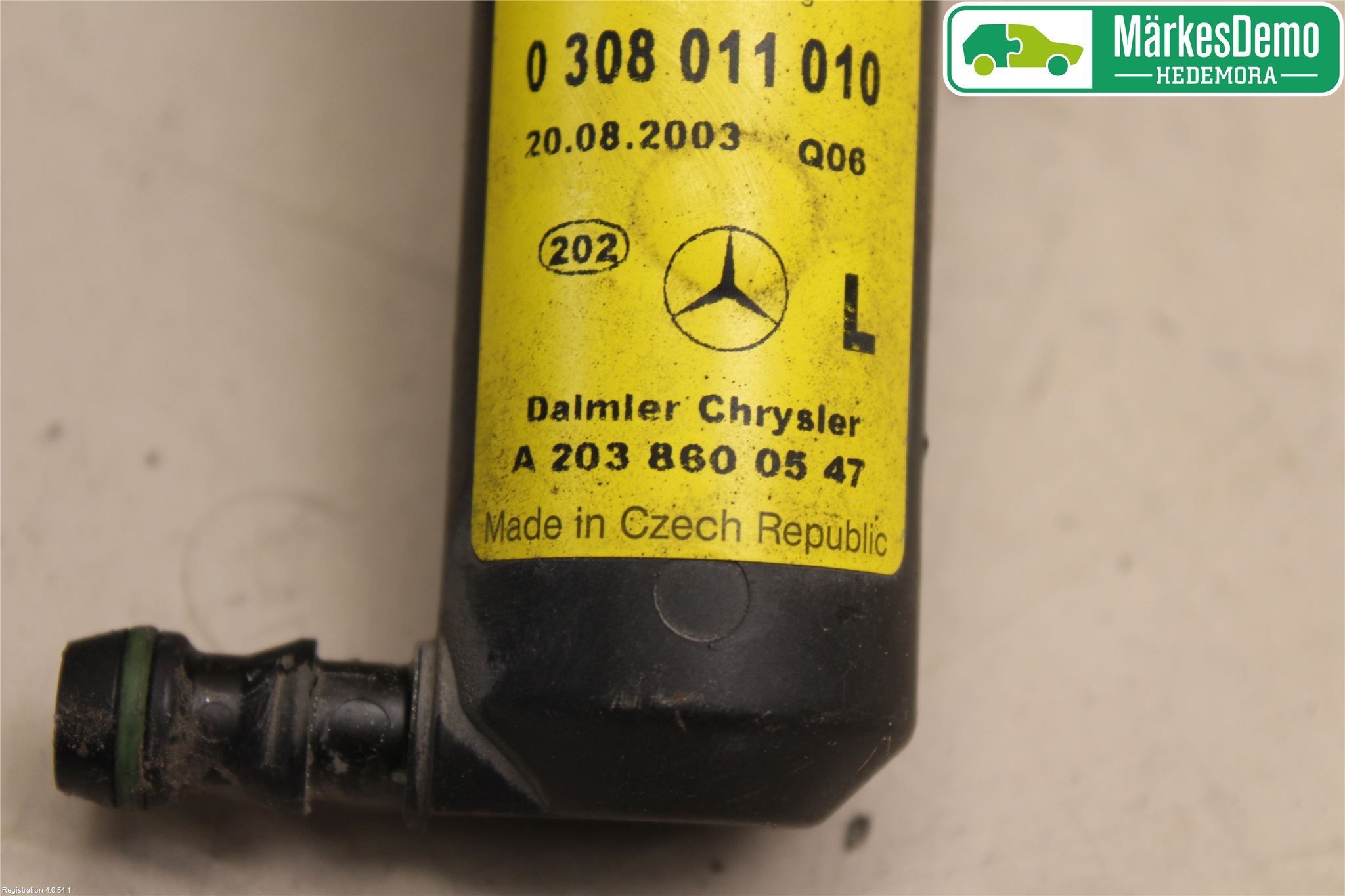 Mercedes-Benz MB C (203) 00-07 Spylerdyse Frontlykter