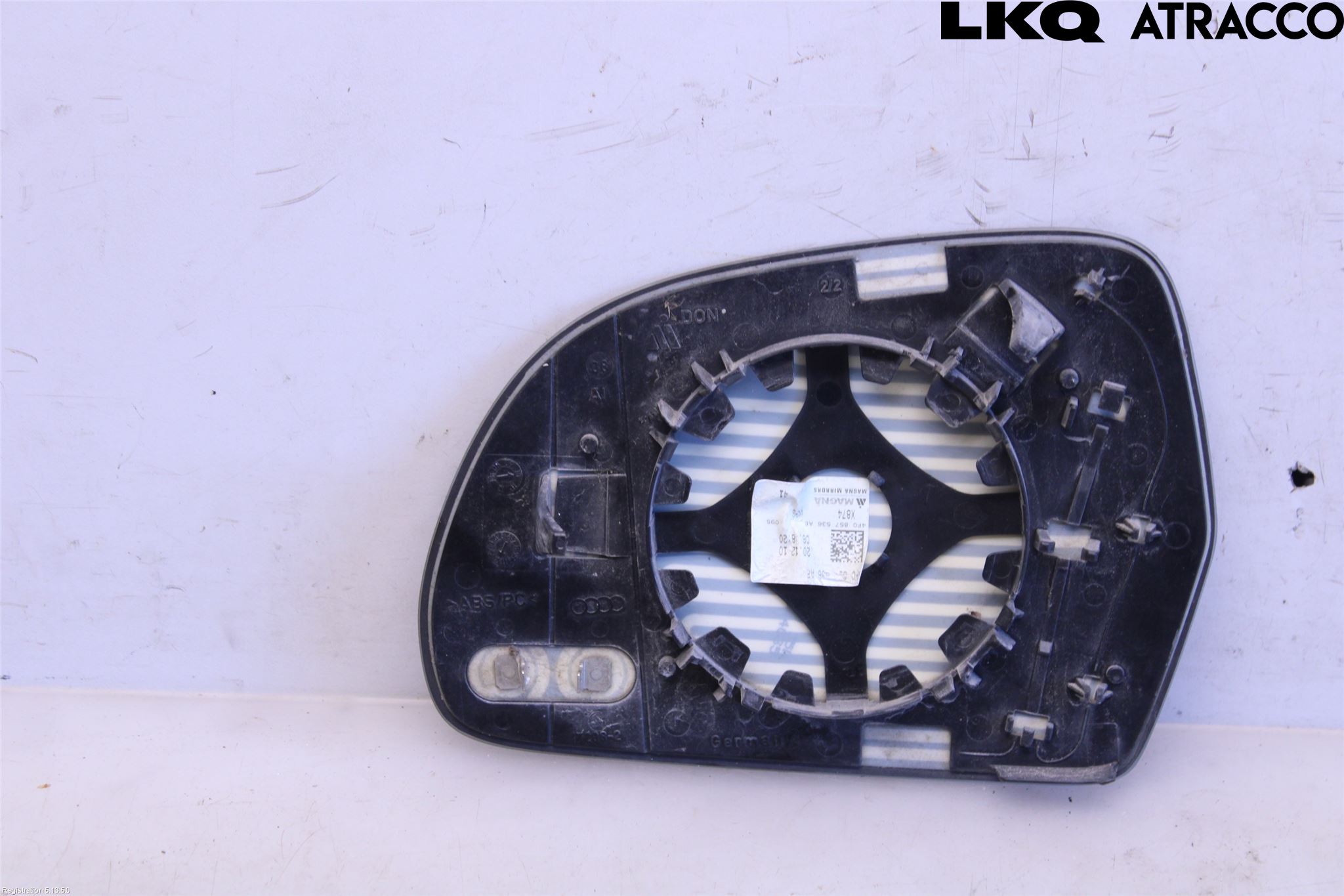 Audi A4/S4 08-11 Speil Glass H