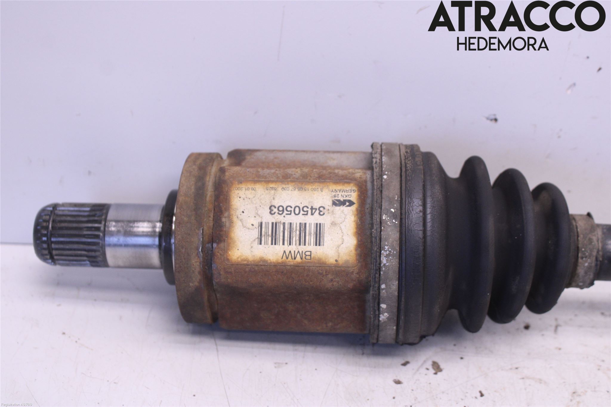 BMW X3 E83     03-10 Drivaksel Foran Kompl Venstre
