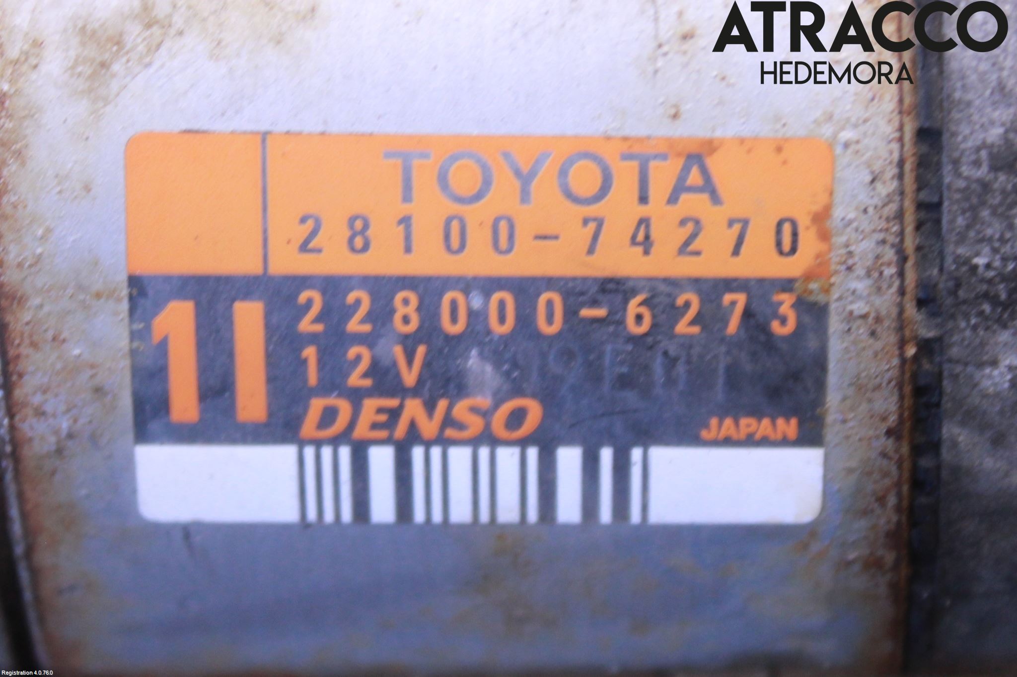 Toyota RAV 4 00-06 Startmotor
