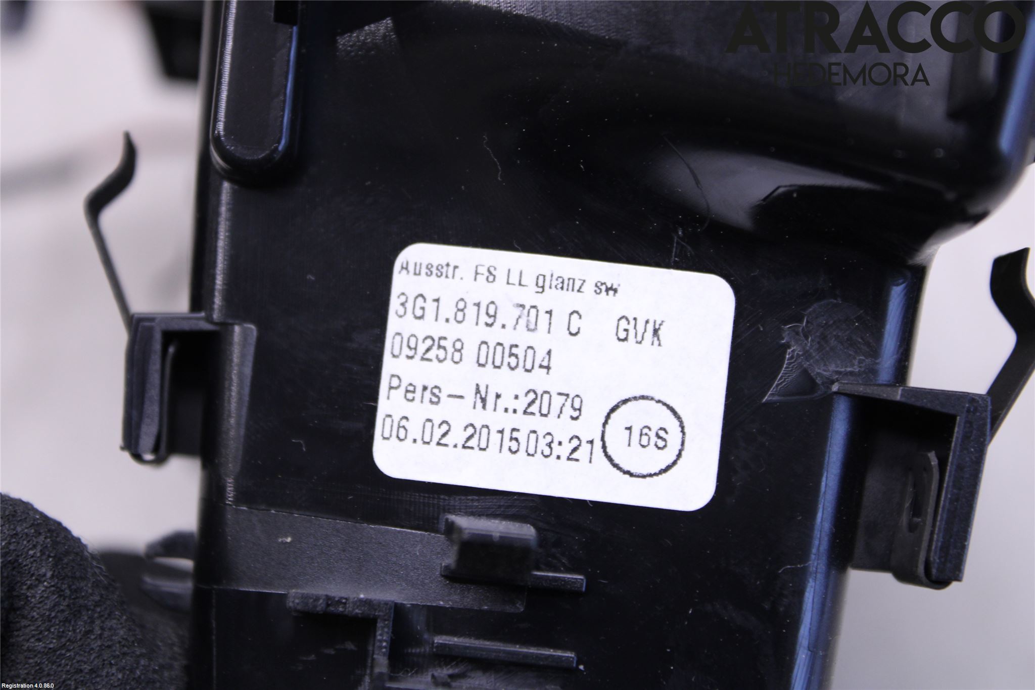 Volkswagen VW PASSAT 15-19 Dashbord Kanal - Dyse