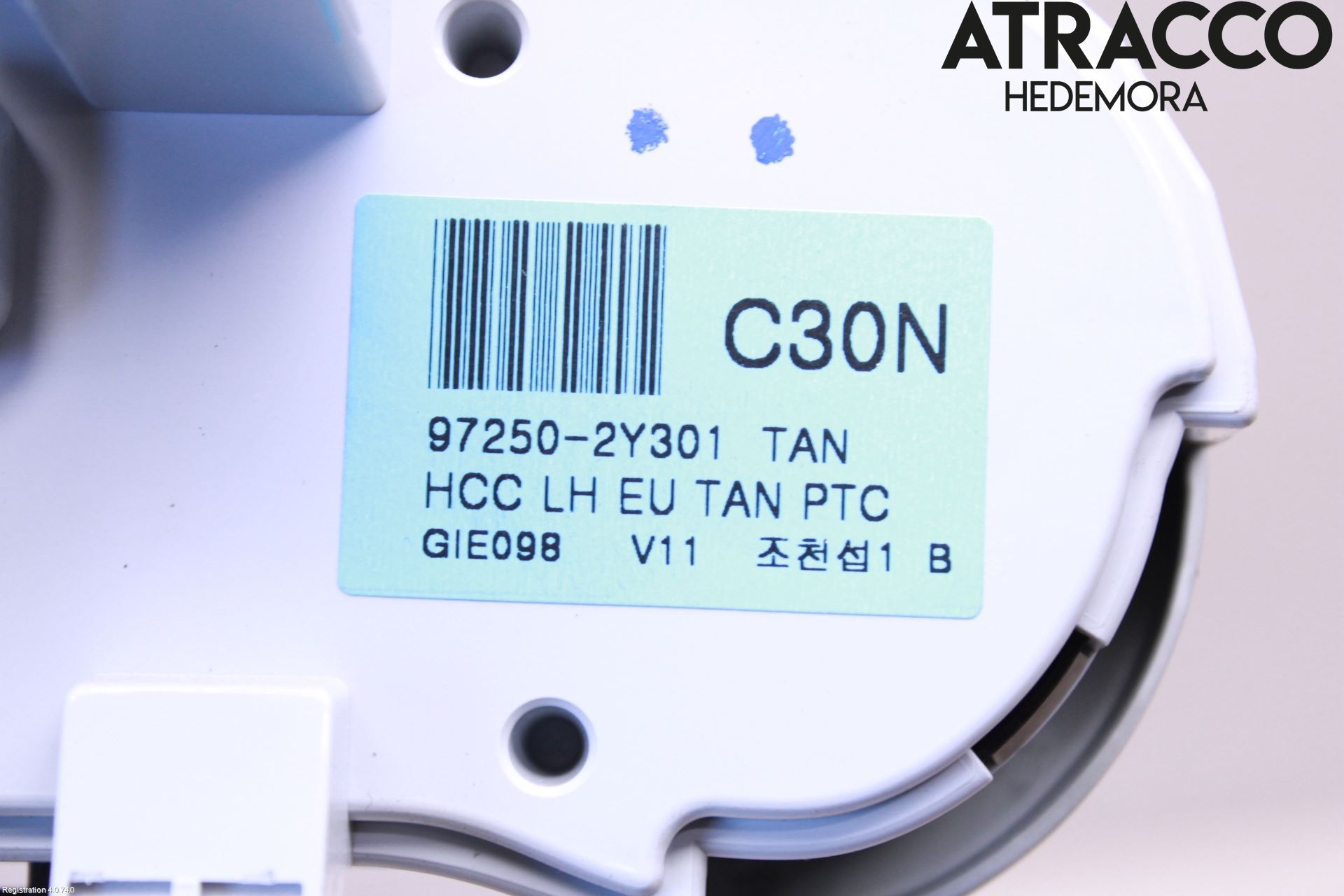 Hyundai ix35 Varme Ac Betjening-Display