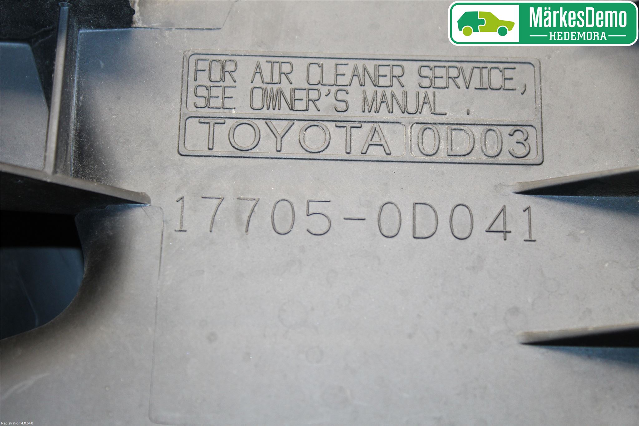 Toyota AVENSIS 03-06 Luftfilter Boks