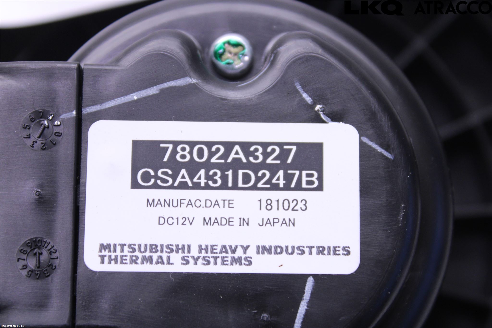 Mitsubishi OUTLANDER 13-21 Varme Ac Varmeapparatvifte