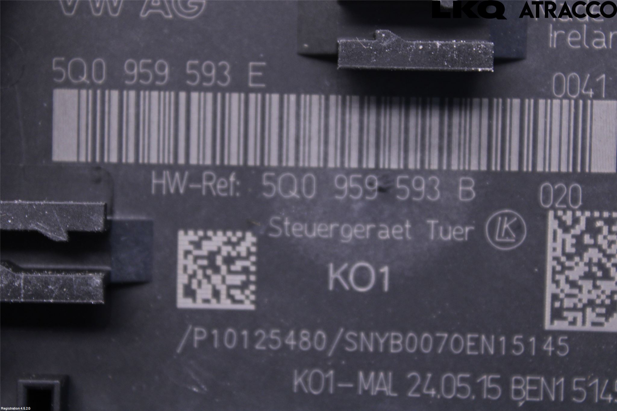 Volkswagen VW PASSAT 15-19 Styreenhet Dør