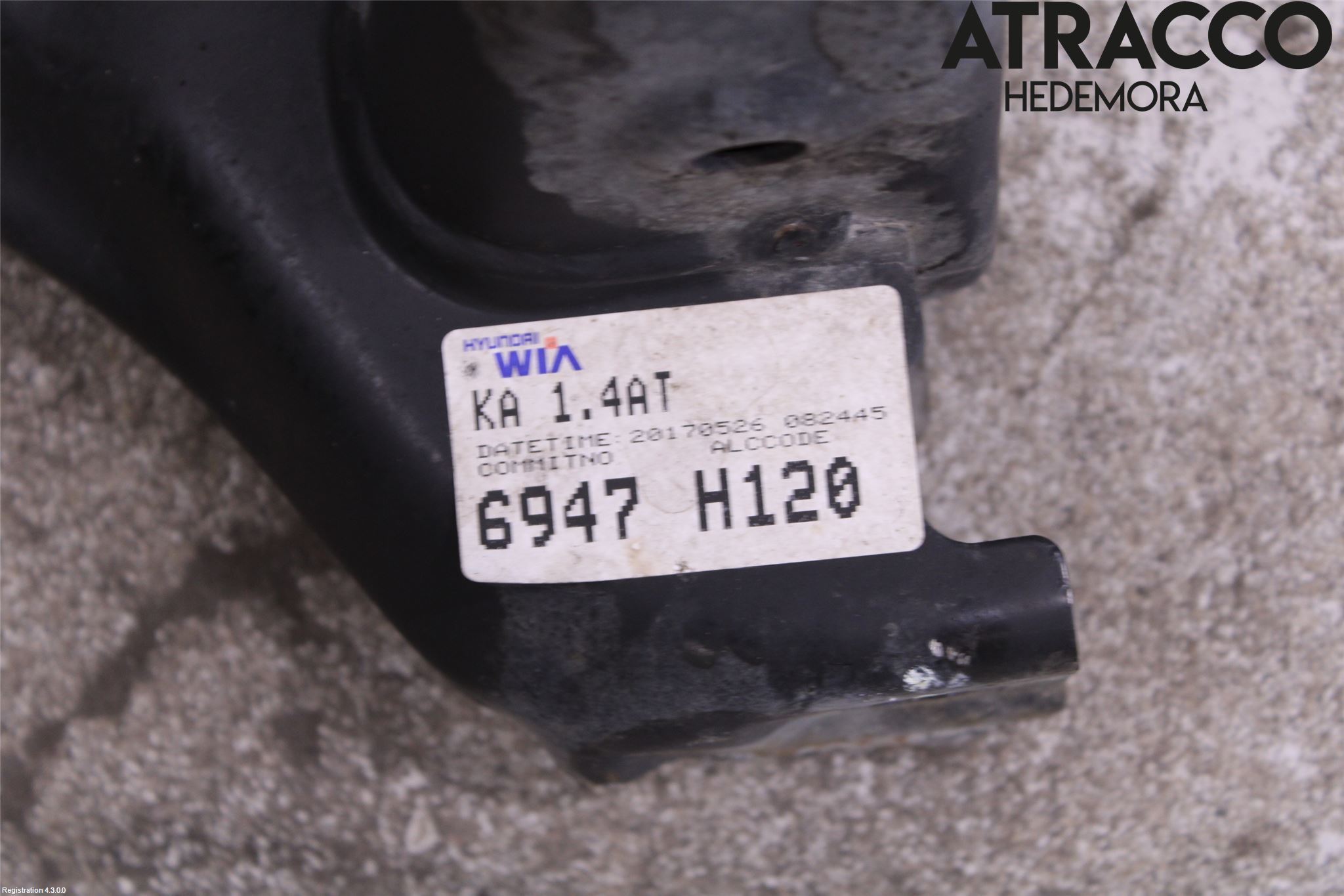 Kia RIO 17- Forstillingsbjelke(Tvergående)