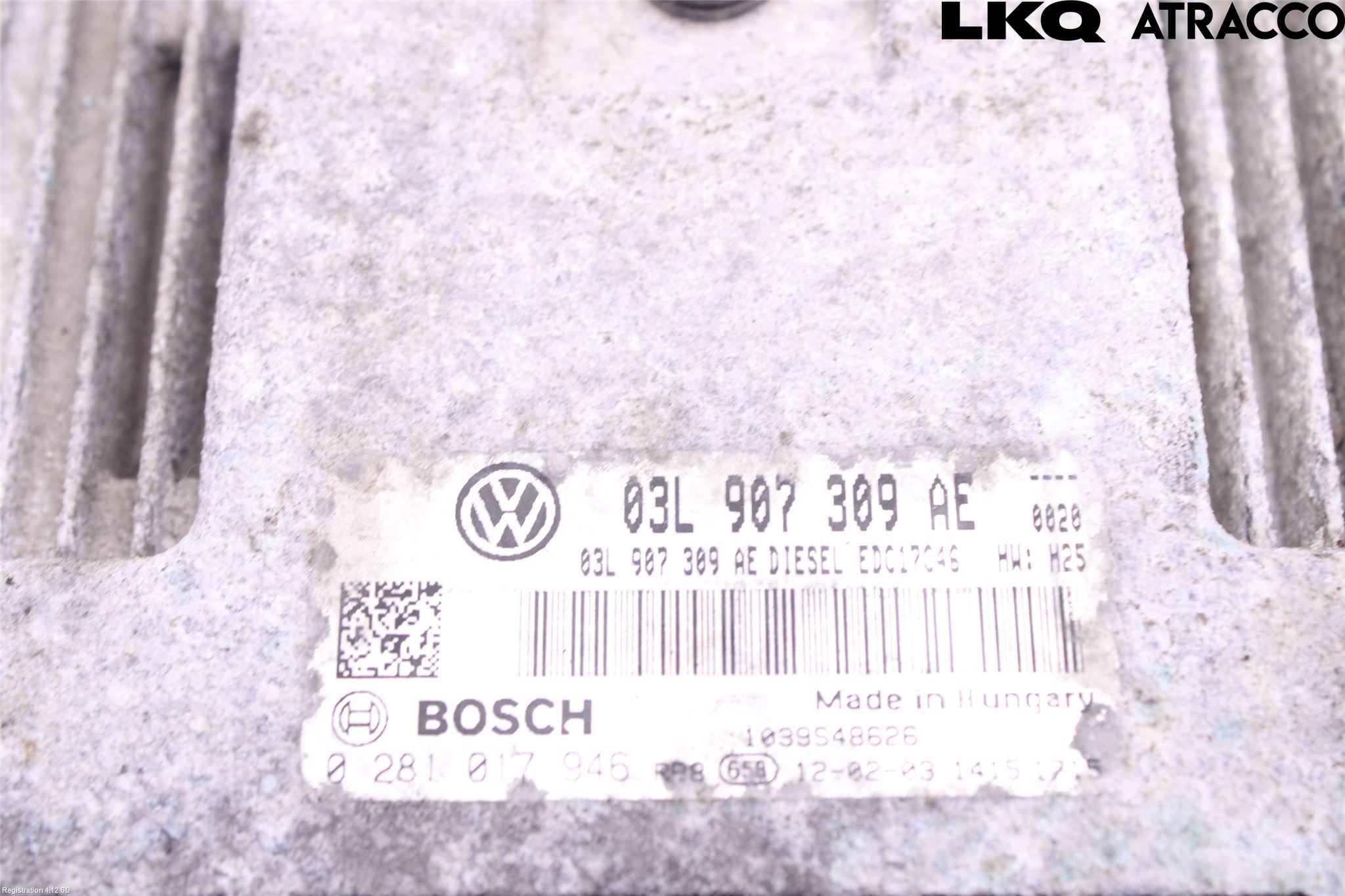 Volkswagen VW PASSAT 11-14 Styreenhet Dieselpumpe