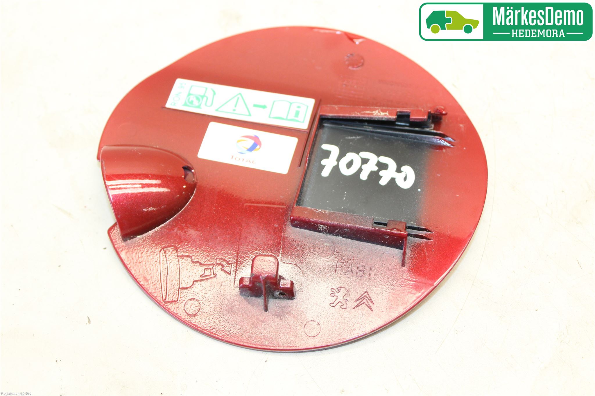 Peugeot 208 12-15 Drivstoff Tankluke