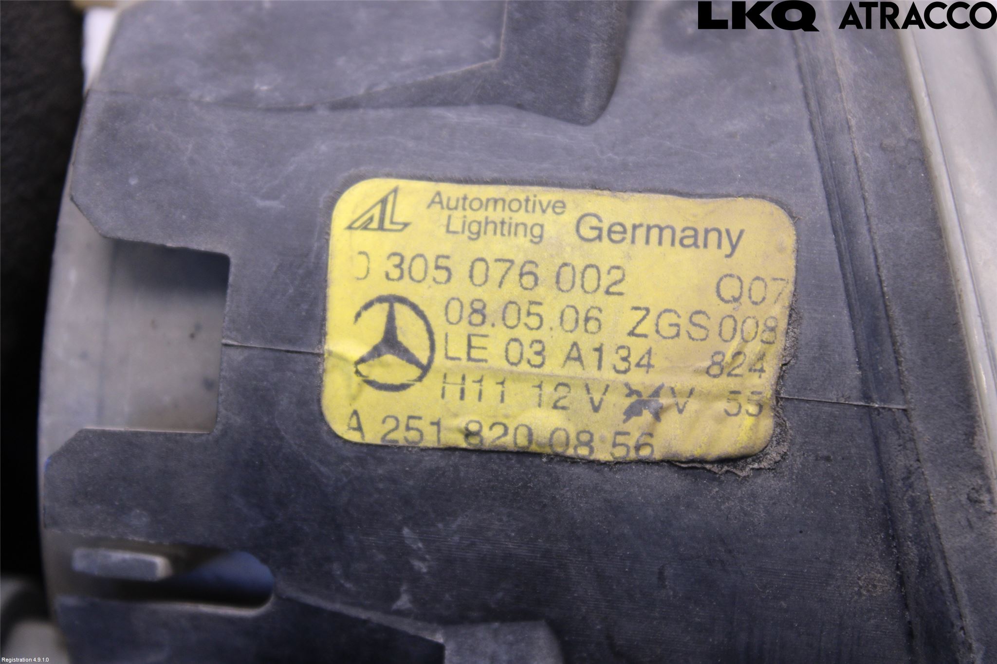 Mercedes-Benz MB S-KLASS (W221) 05-13 Frontlykt-Kurve-Tåkelys