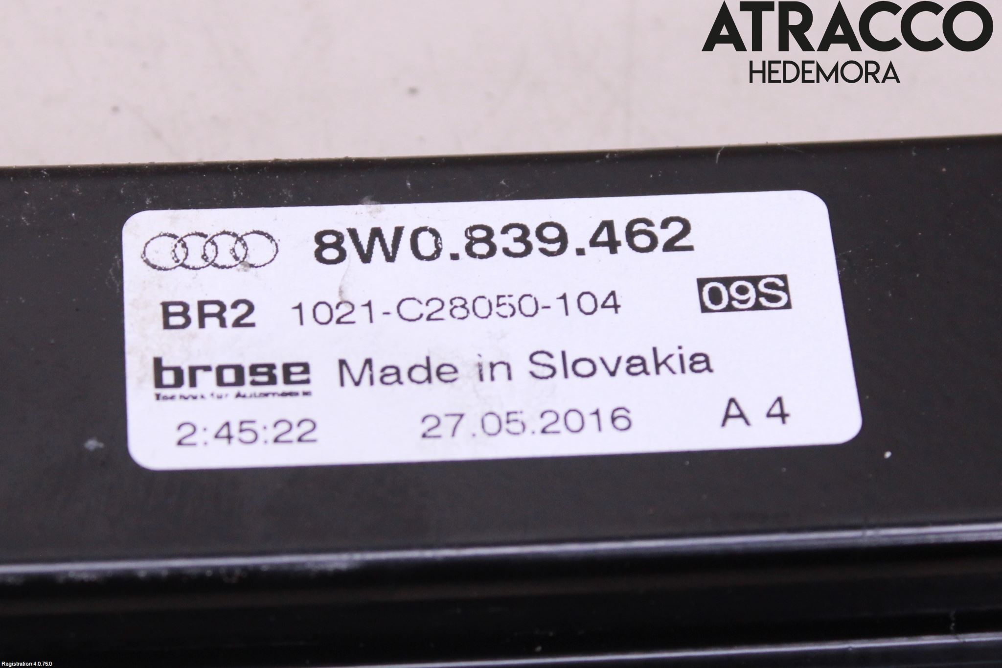 Audi A4/S4 B9 16-19 Vindusheis El Komp
