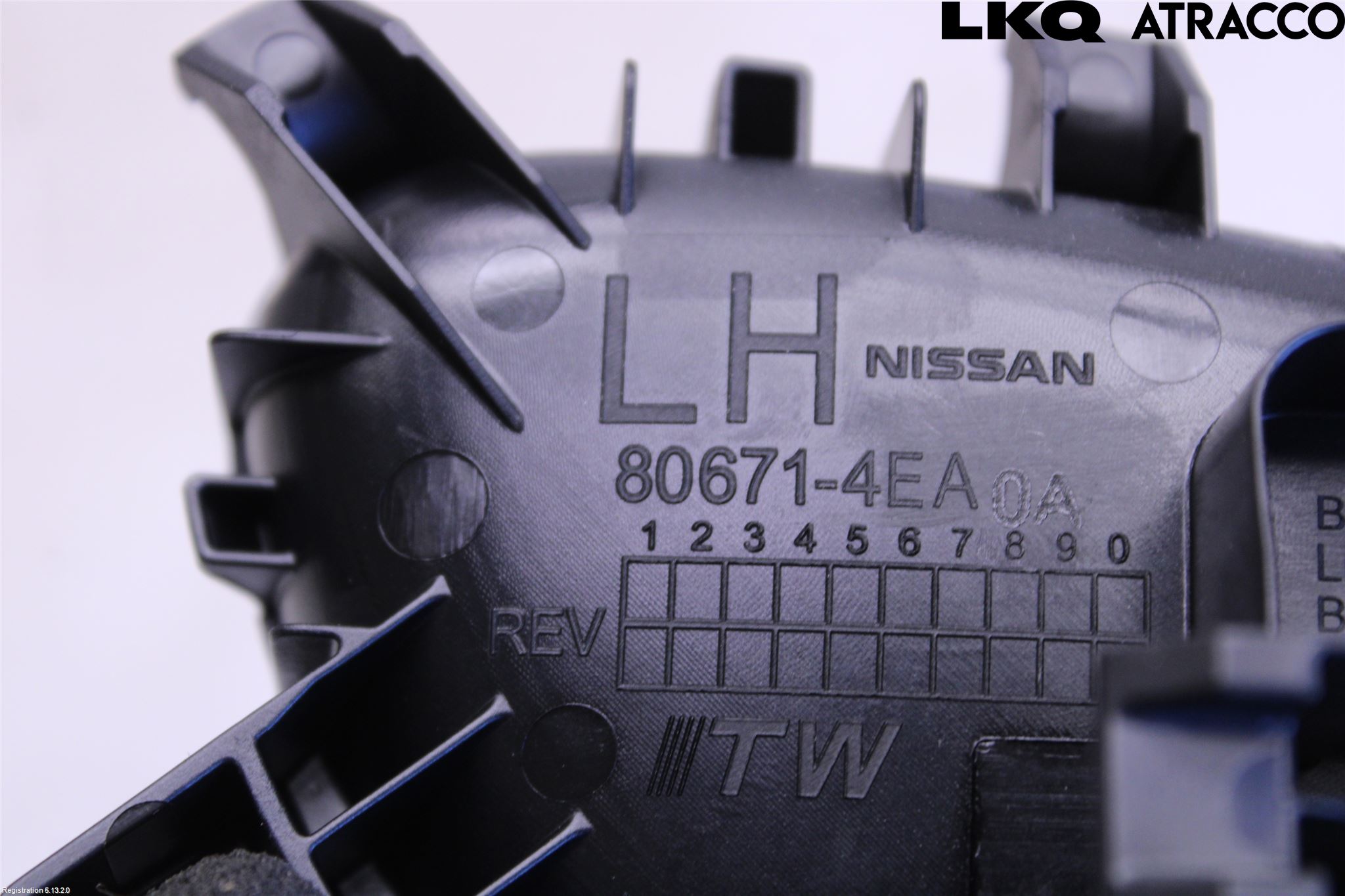Nissan QASHQAI 14-17 Innr Dørhandtak V Indre
