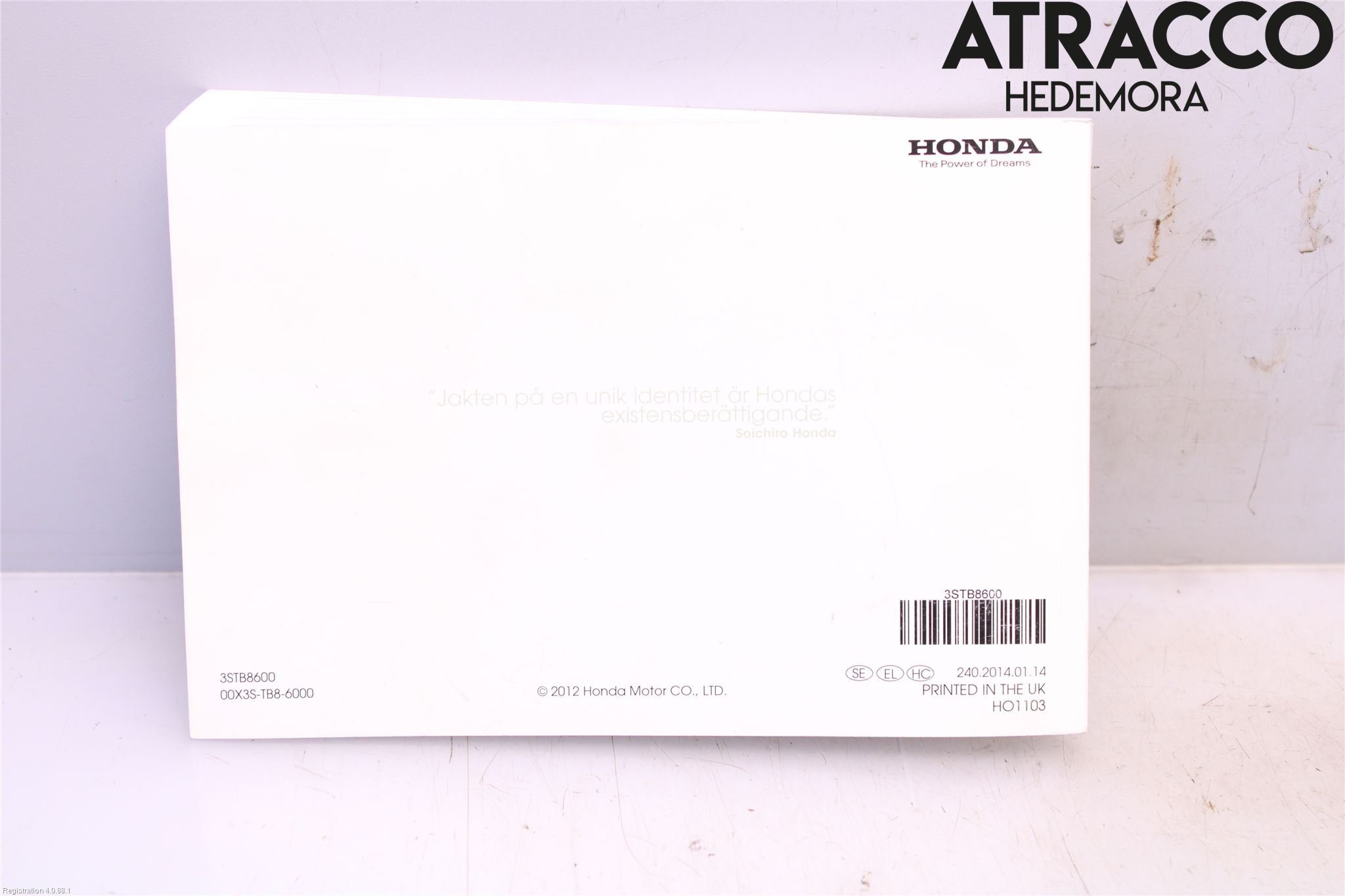 Honda CIVIC 12-16 Instruksjonsbok