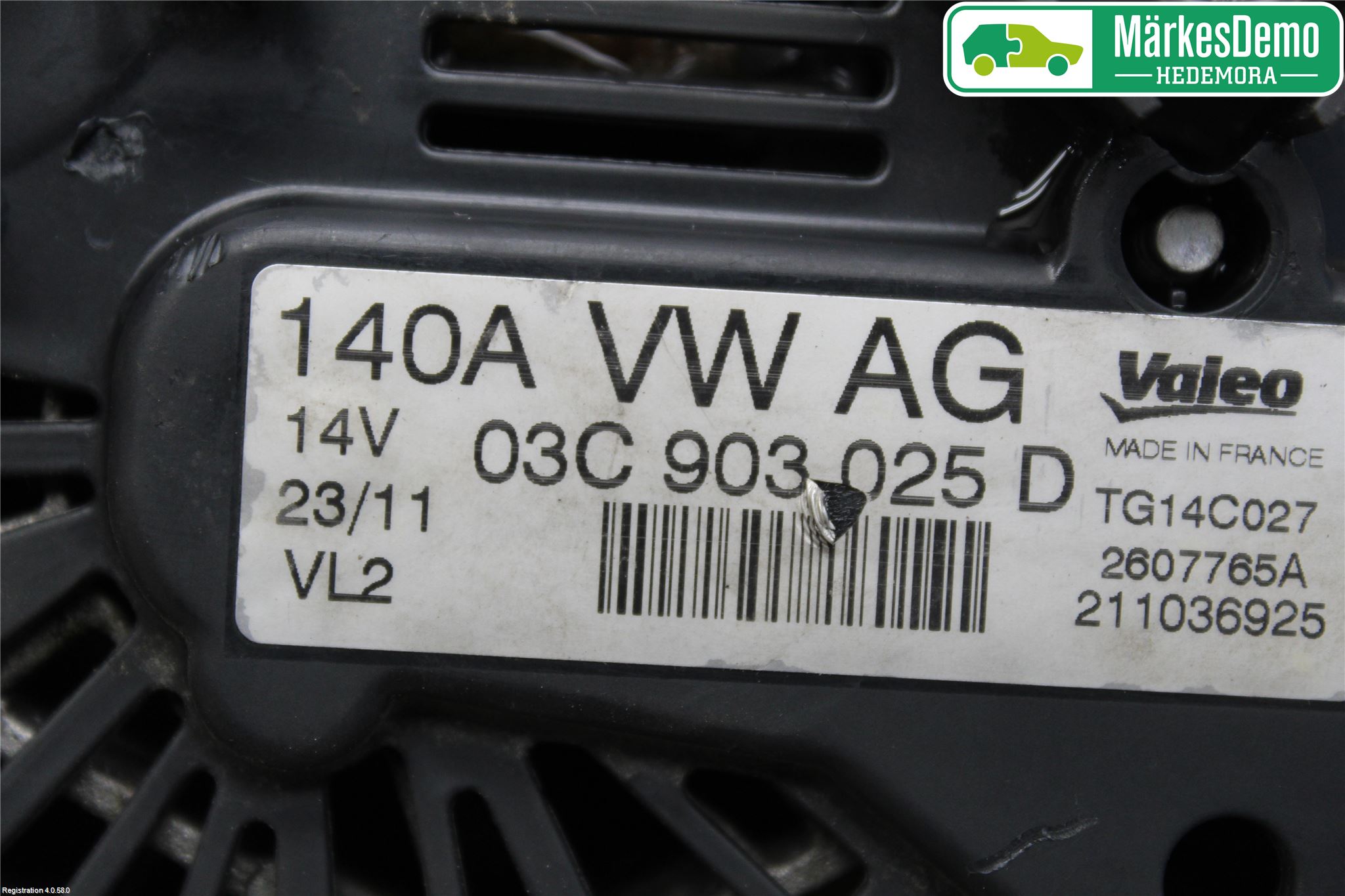Volkswagen VW POLO 10-17 Dynamo