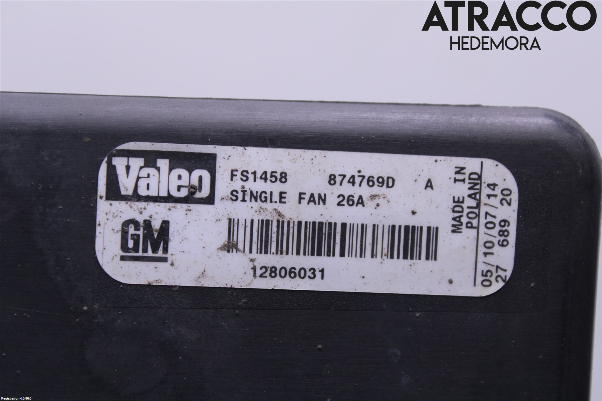 Saab 9-3 VER2/VER3 08-15 Kjølevifte Elektrisk