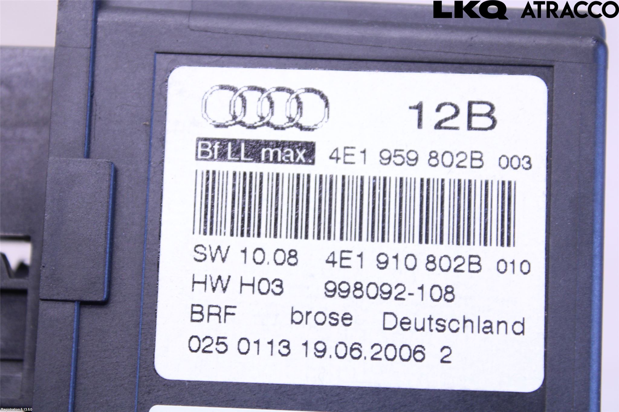 Audi A6/S6     05-11 Vindusheismotor