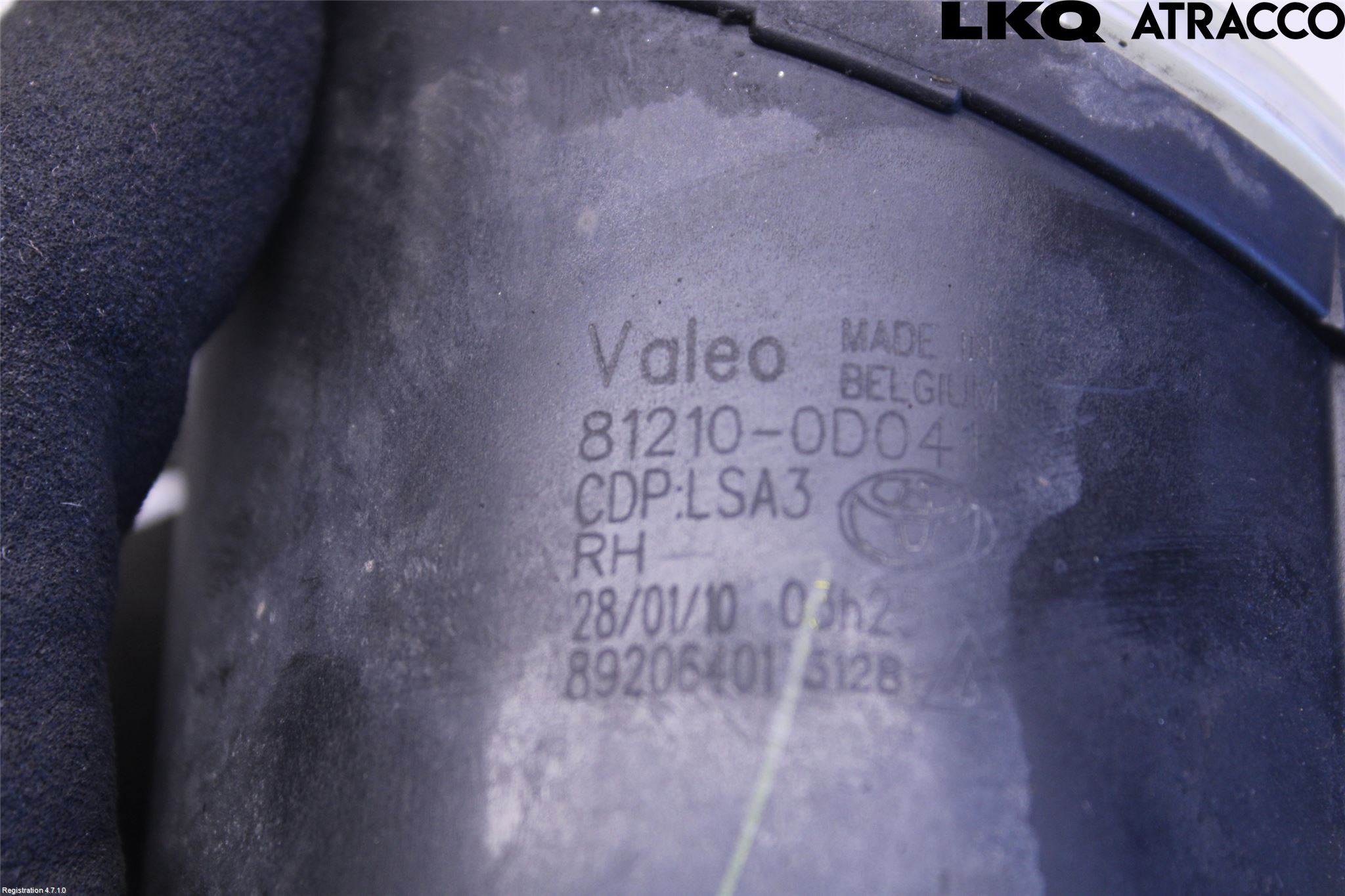 Toyota AVENSIS 09-15 Frontlykt-Kurve-Tåkelys