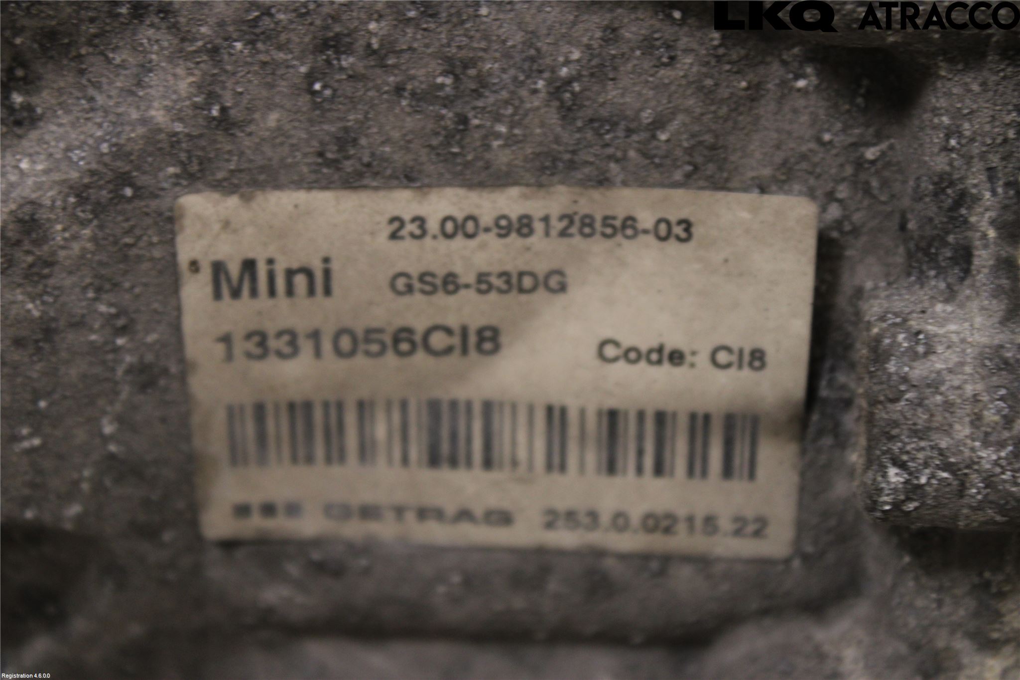 Mini COUNTRYMAN R60 11-16 Gearkasse 6 Trinn