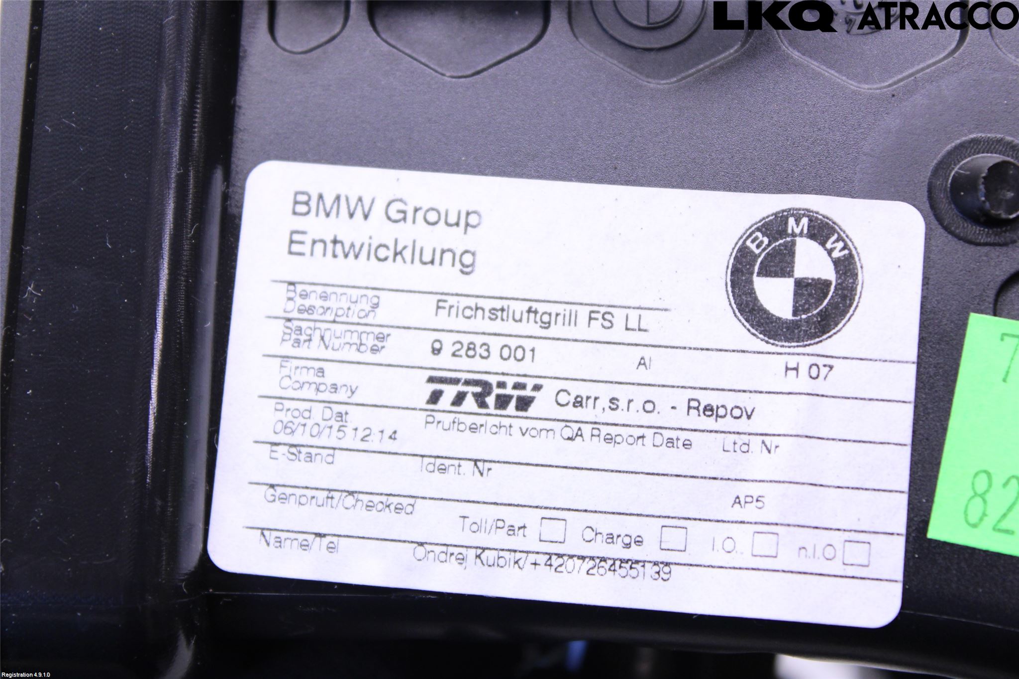 BMW i3 I01 13-22 Dashbord Kanal - Dyse